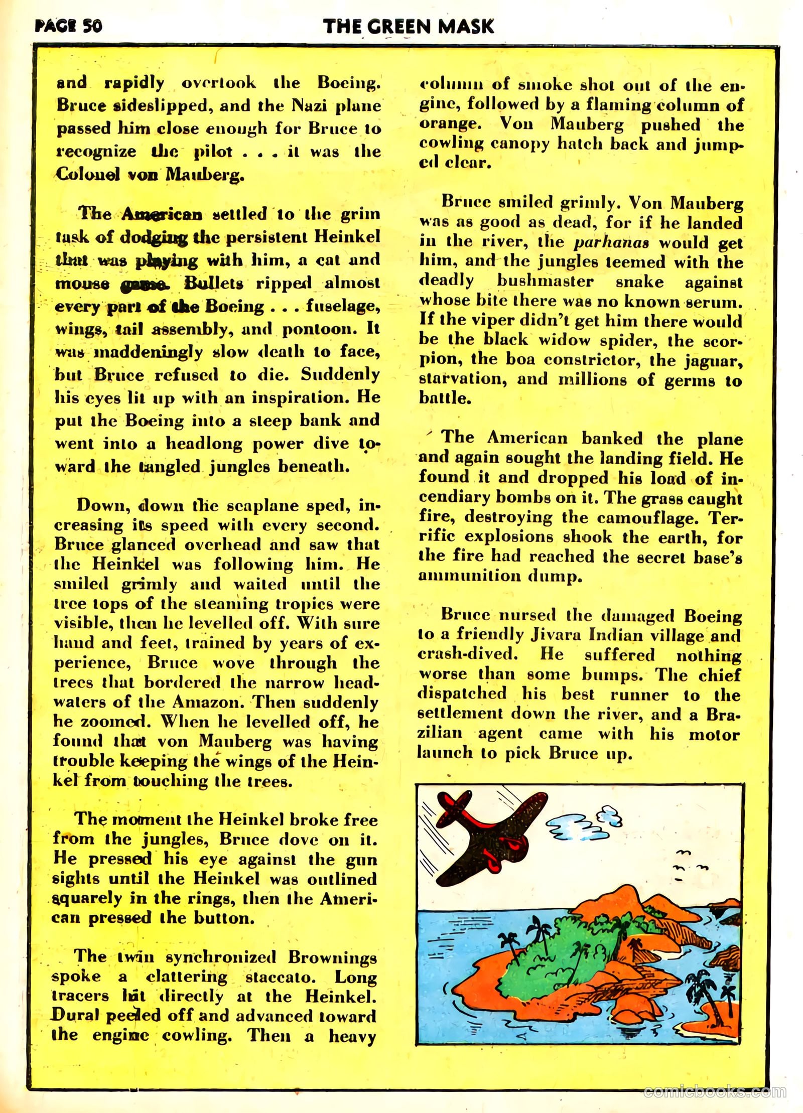 green mask v1 #6 (1941) — page 53 of 69