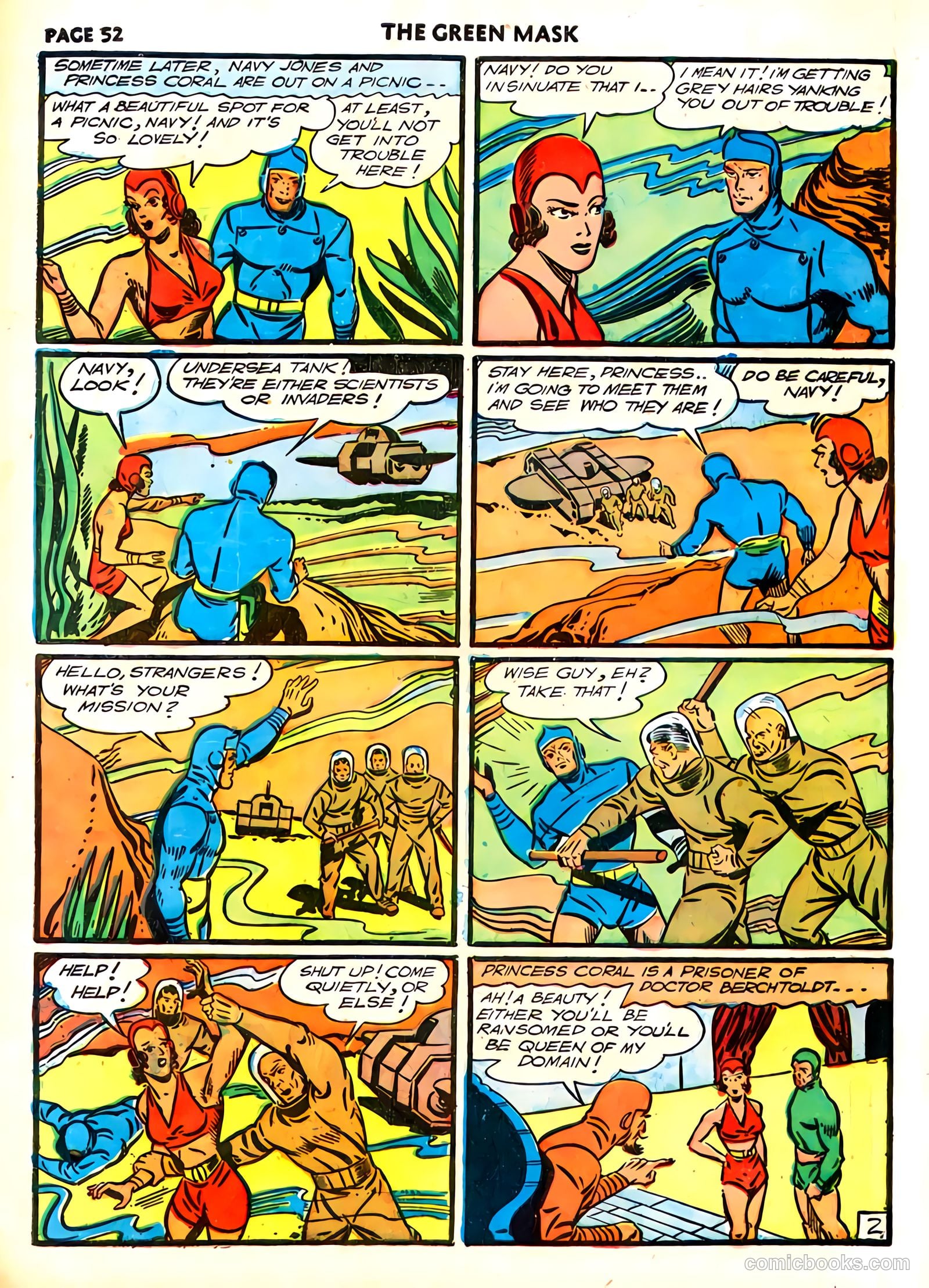green mask v1 #6 (1941) — page 55 of 69