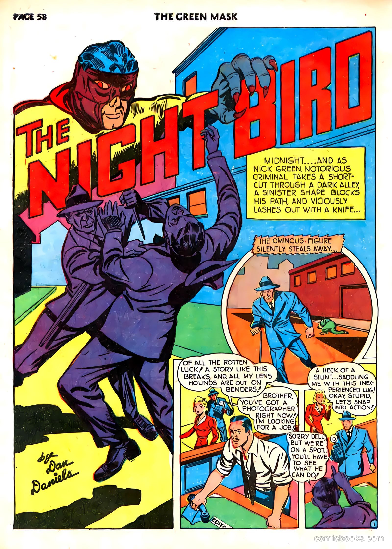 green mask v1 #6 (1941) — page 61 of 69