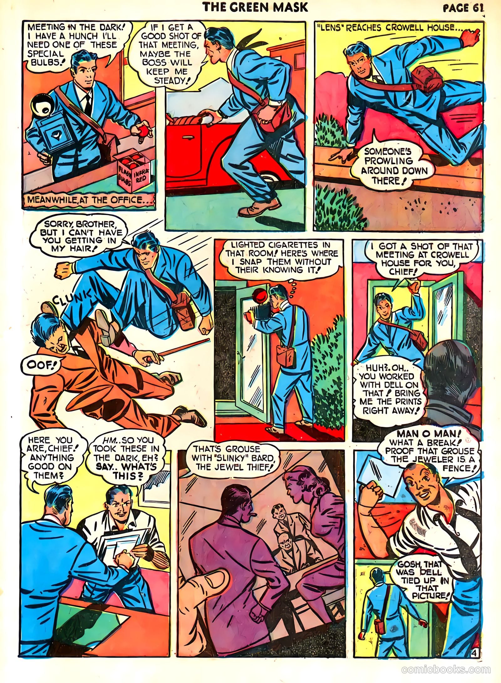 green mask v1 #6 (1941) — page 64 of 69