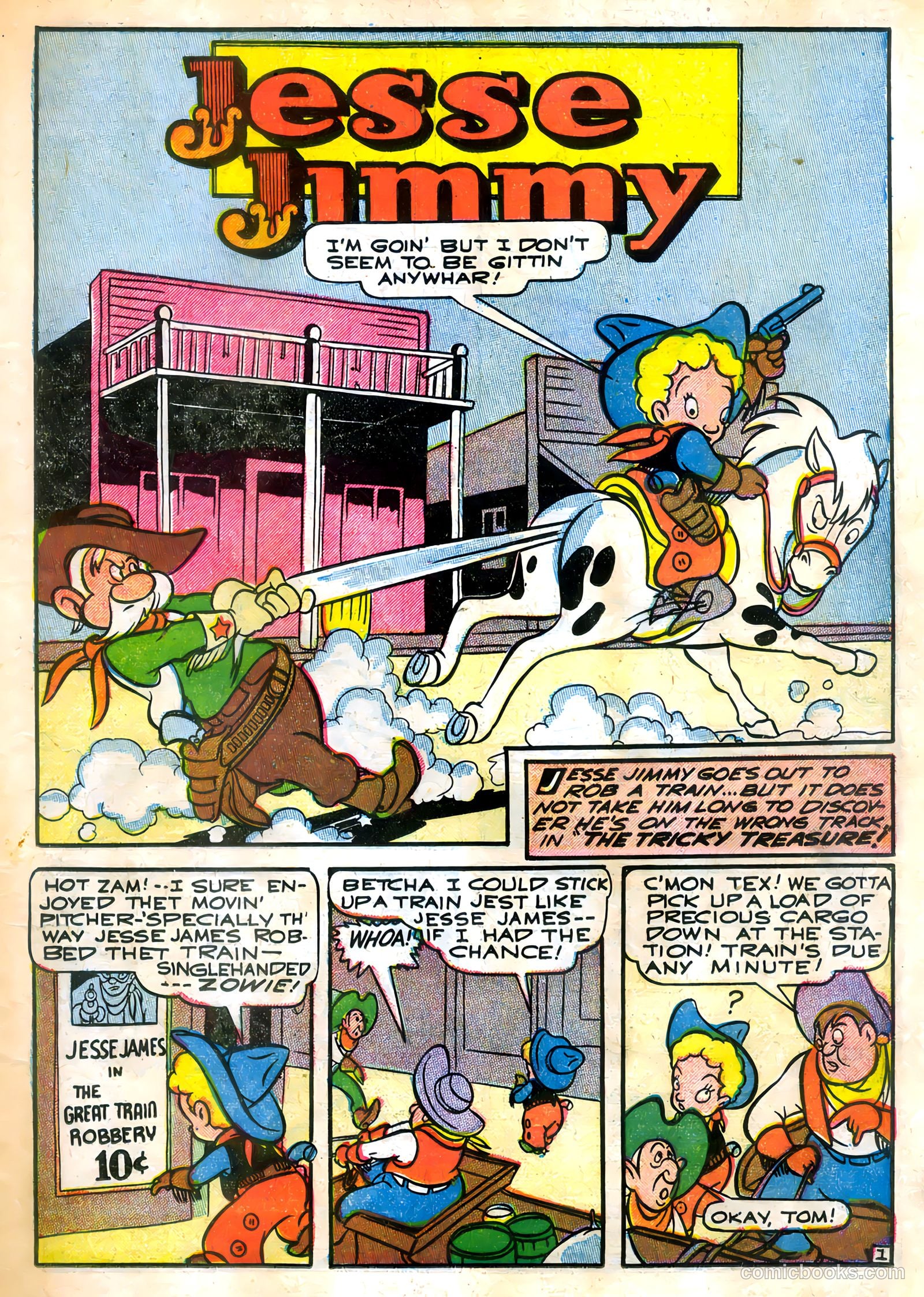 Cowboys 'N' Injuns #8 (1958) — page 3 of 36