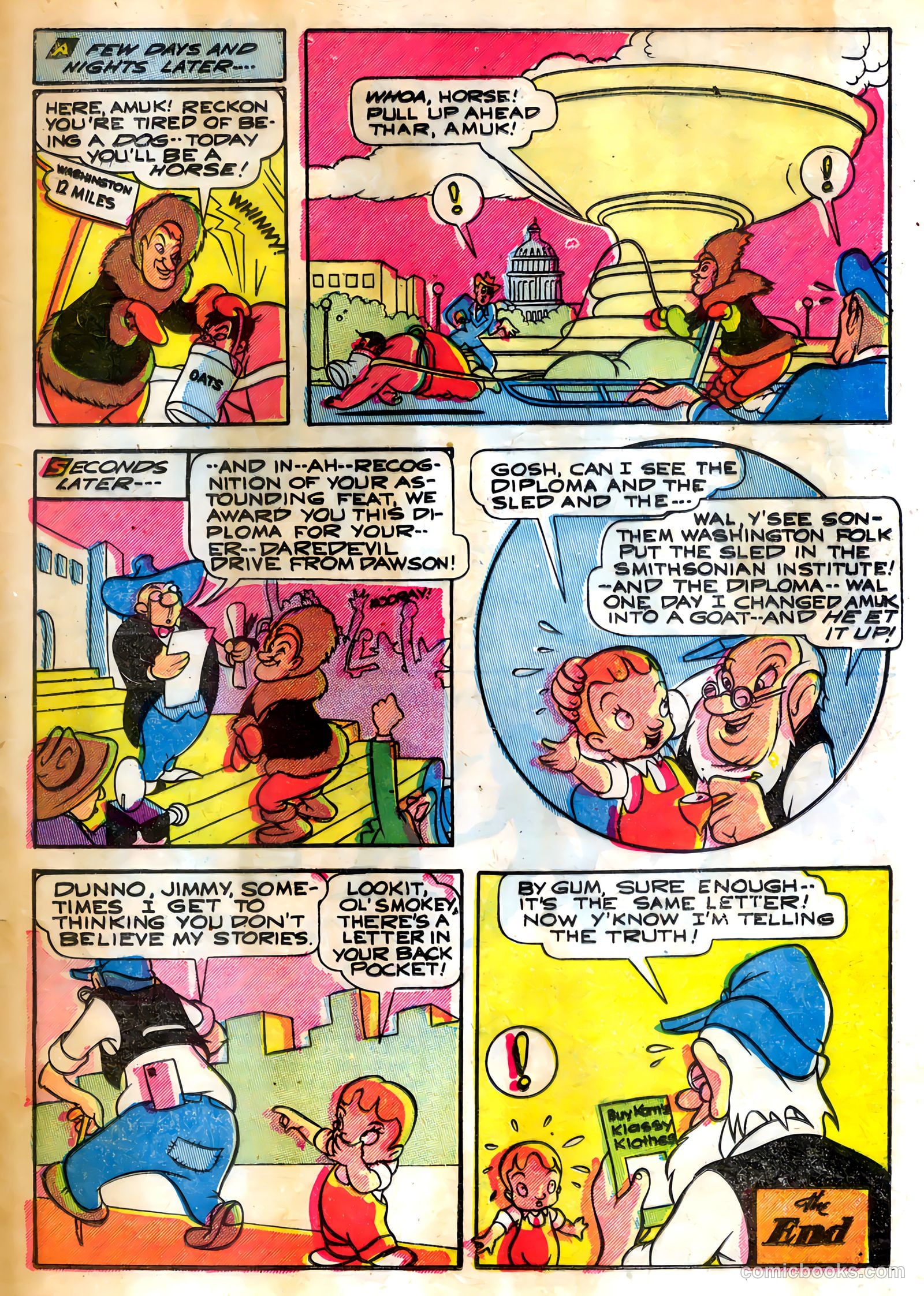 Cowboys 'N' Injuns #8 (1958) — page 33 of 36