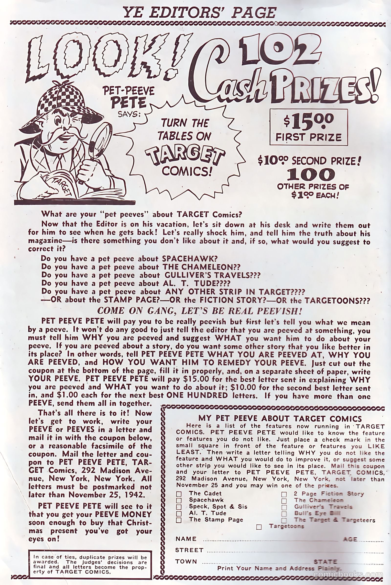 Target Comics #10 (1946) — page 2 of 68