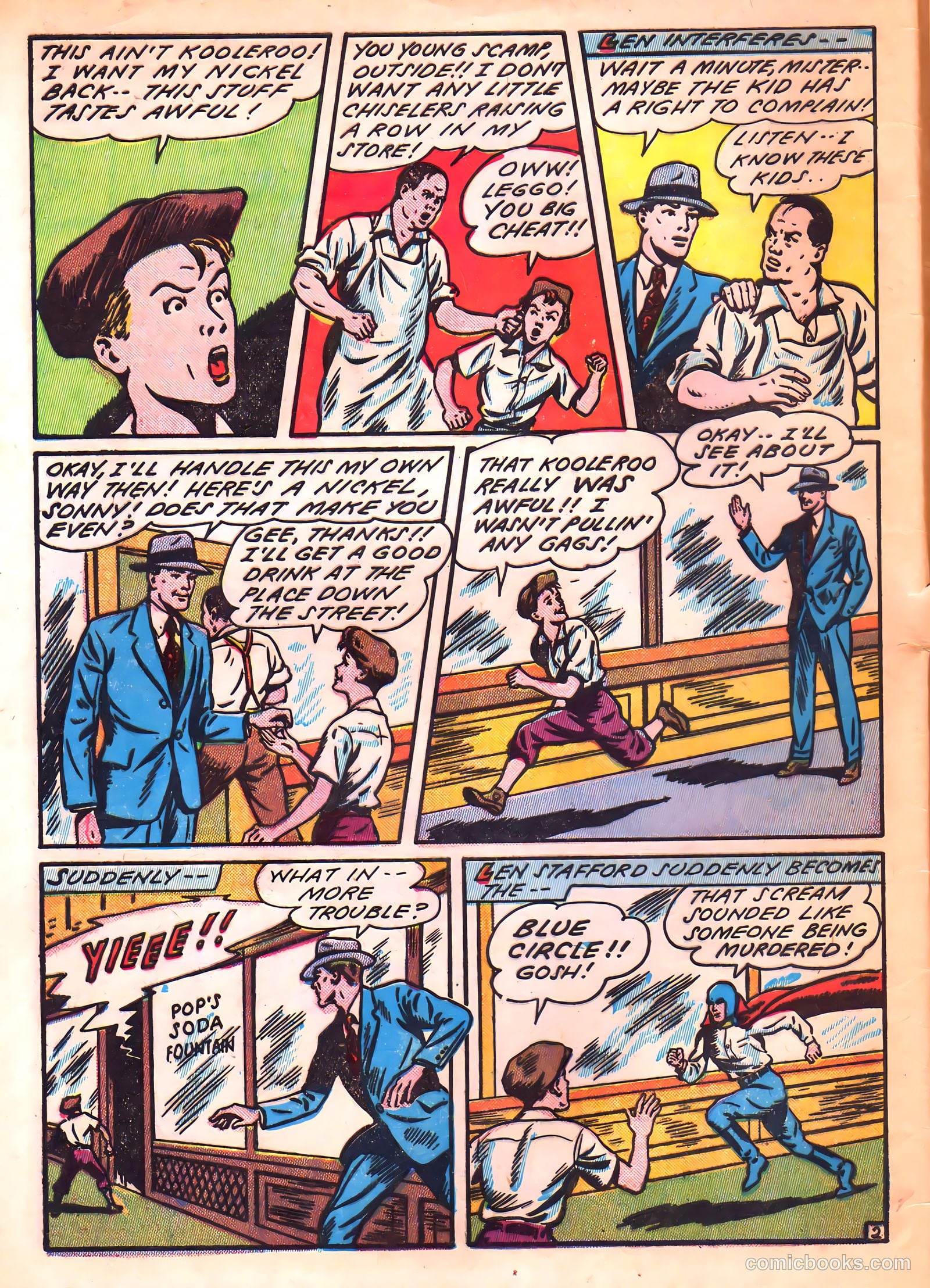 Blue Circle Comics #3 (1944) — page 4 of 52