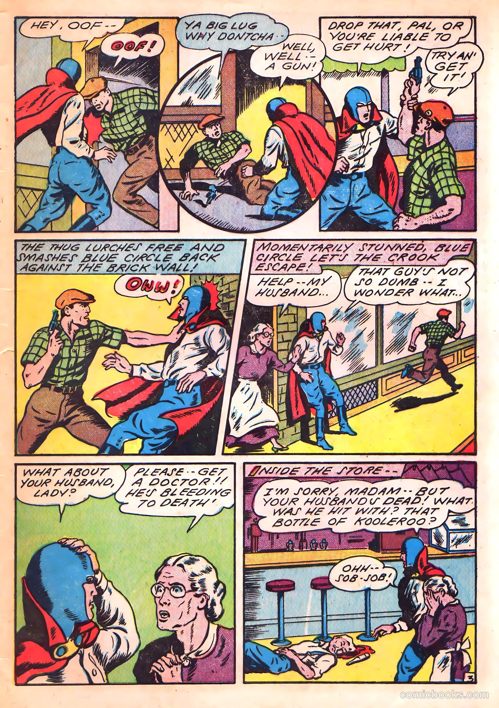 Blue Circle Comics #3 (1944) — page 5 of 52