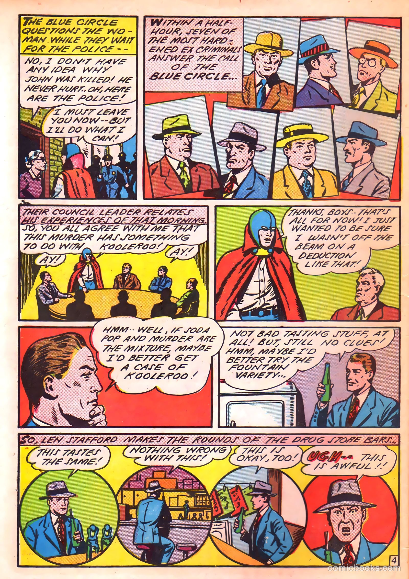 Blue Circle Comics #3 (1944) — page 6 of 52