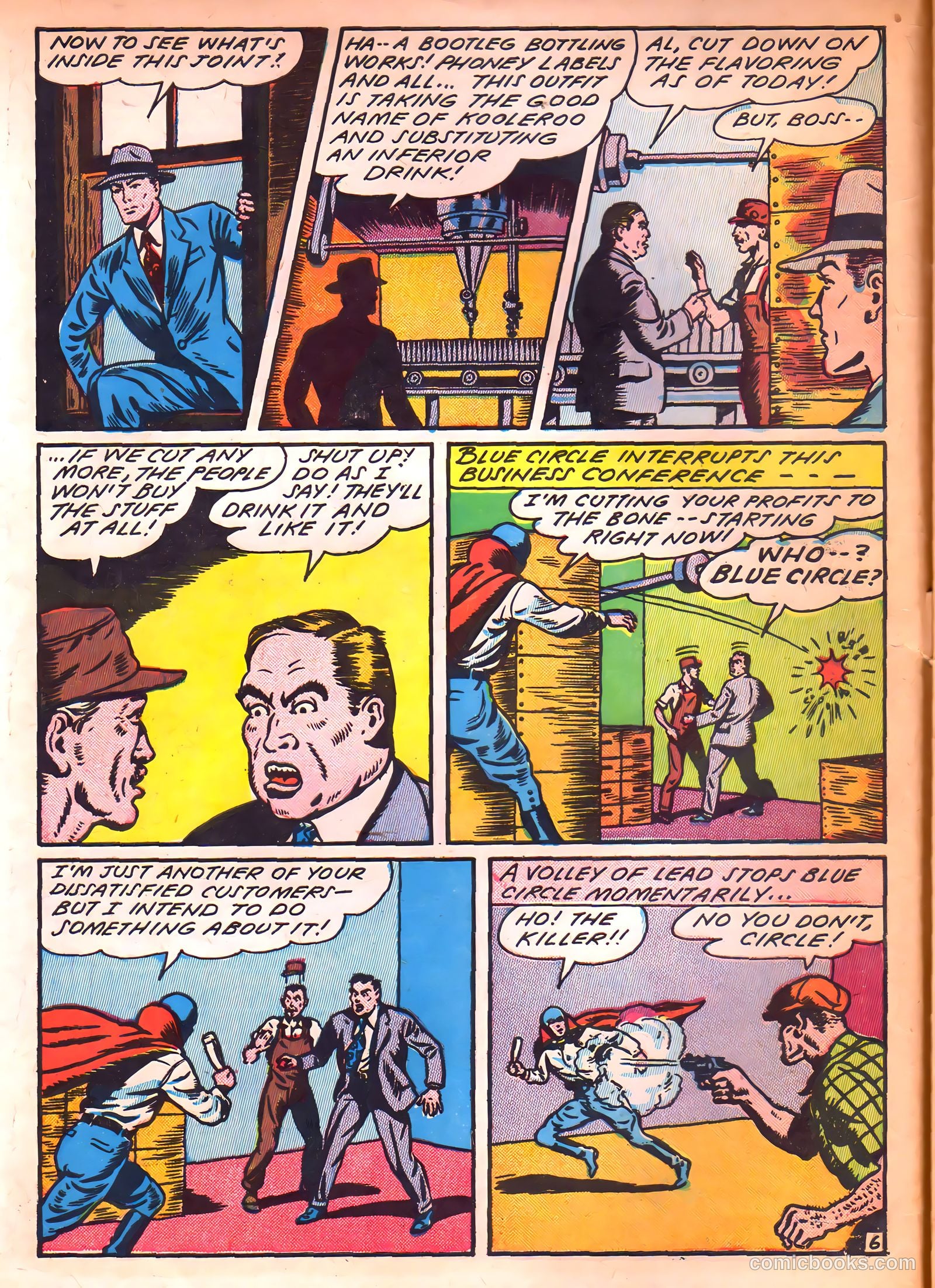 Blue Circle Comics #3 (1944) — page 8 of 52