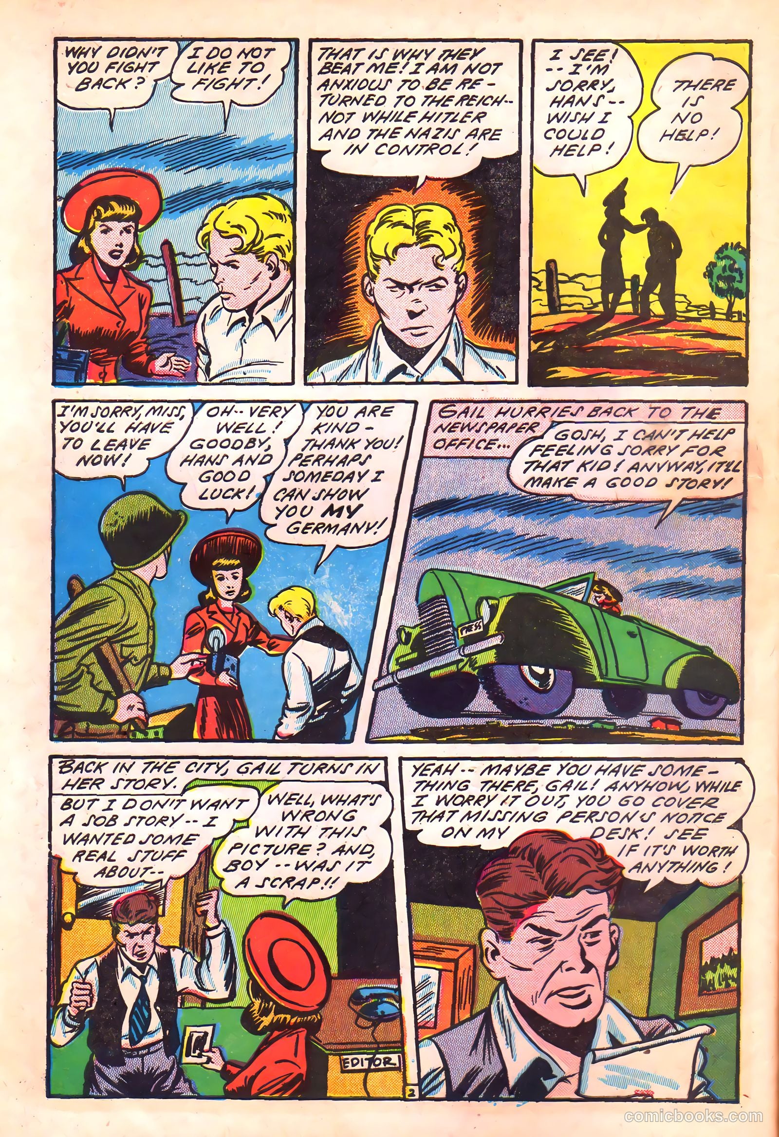 Blue Circle Comics #3 (1944) — page 12 of 52