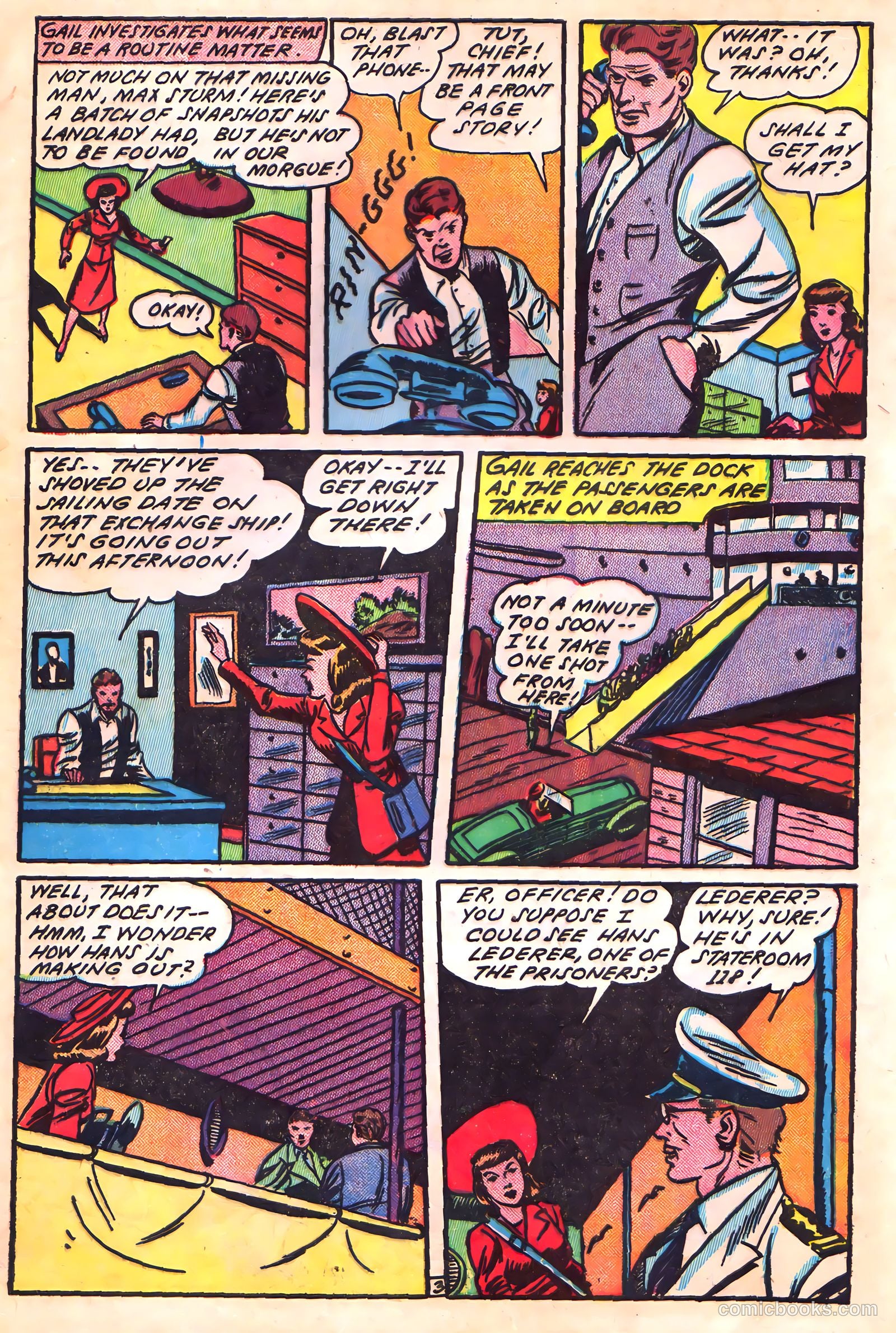 Blue Circle Comics #3 (1944) — page 13 of 52