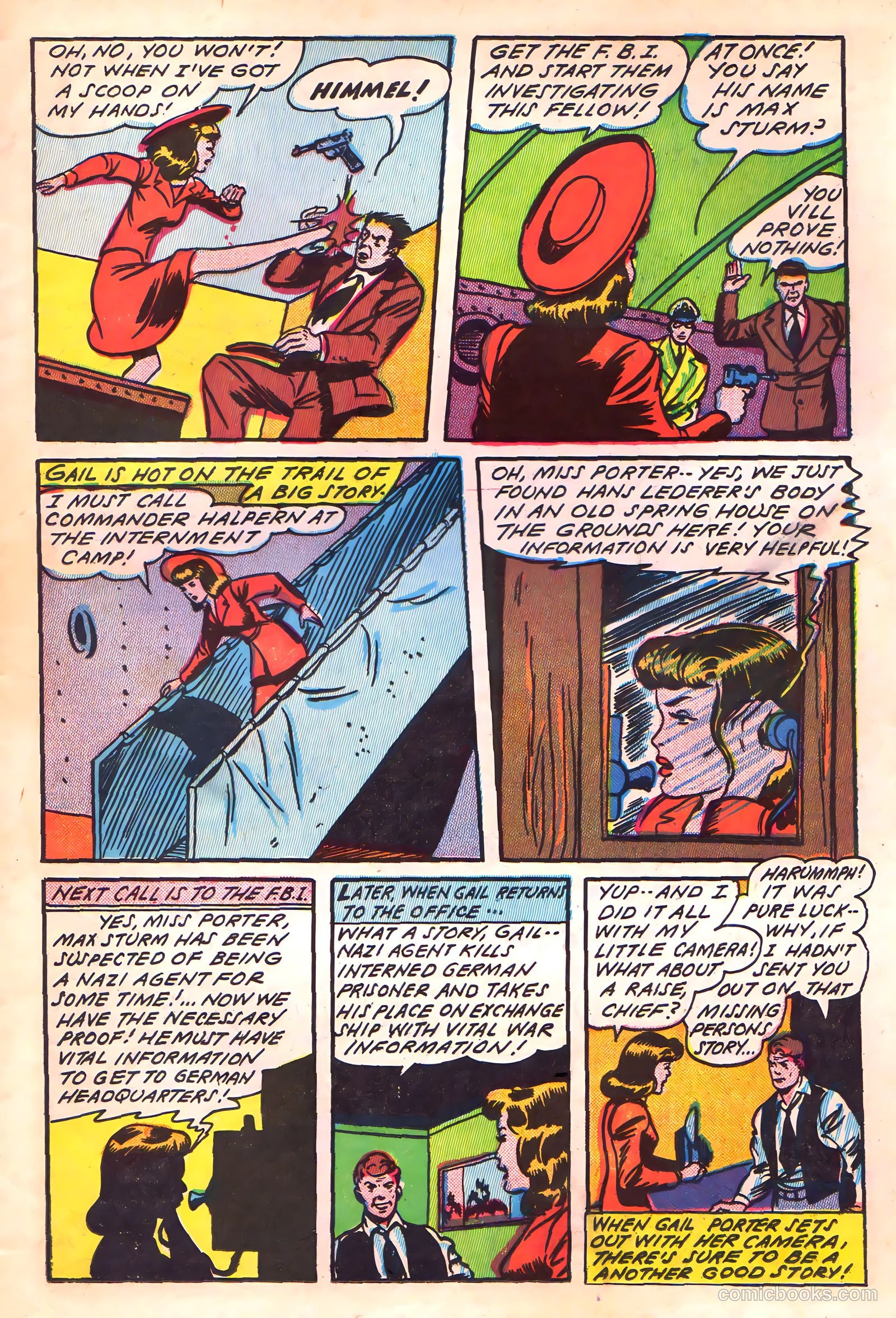 Blue Circle Comics #3 (1944) — page 15 of 52