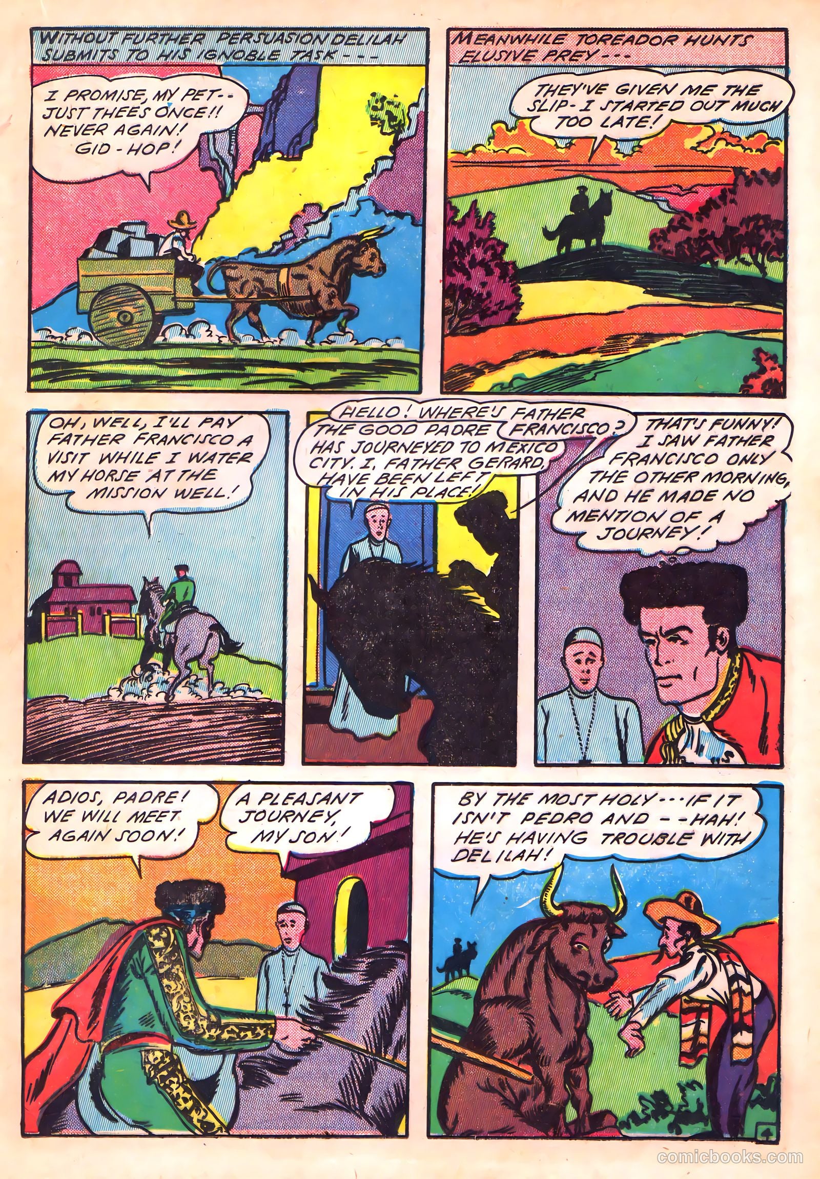 Blue Circle Comics #3 (1944) — page 19 of 52
