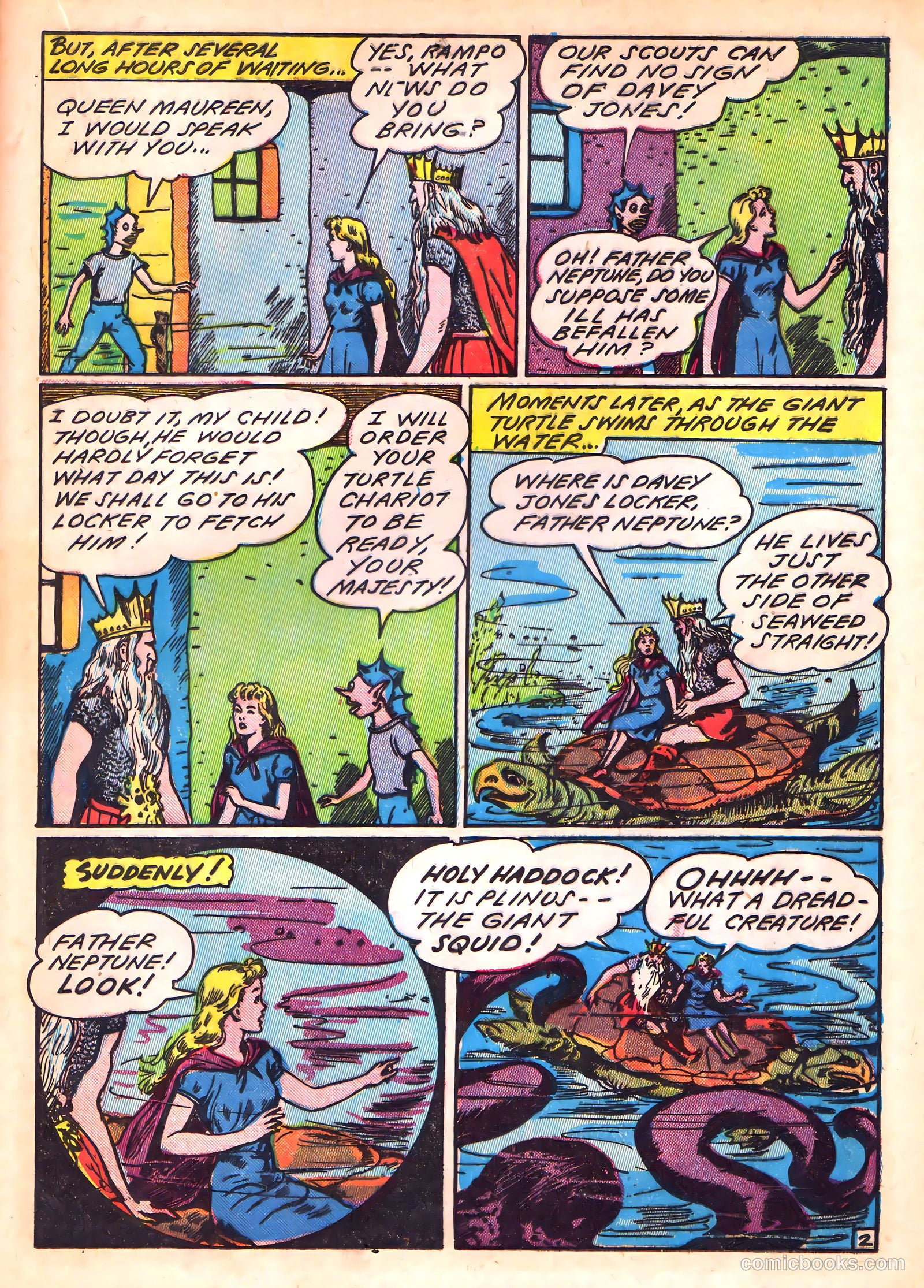 Blue Circle Comics #3 (1944) — page 25 of 52