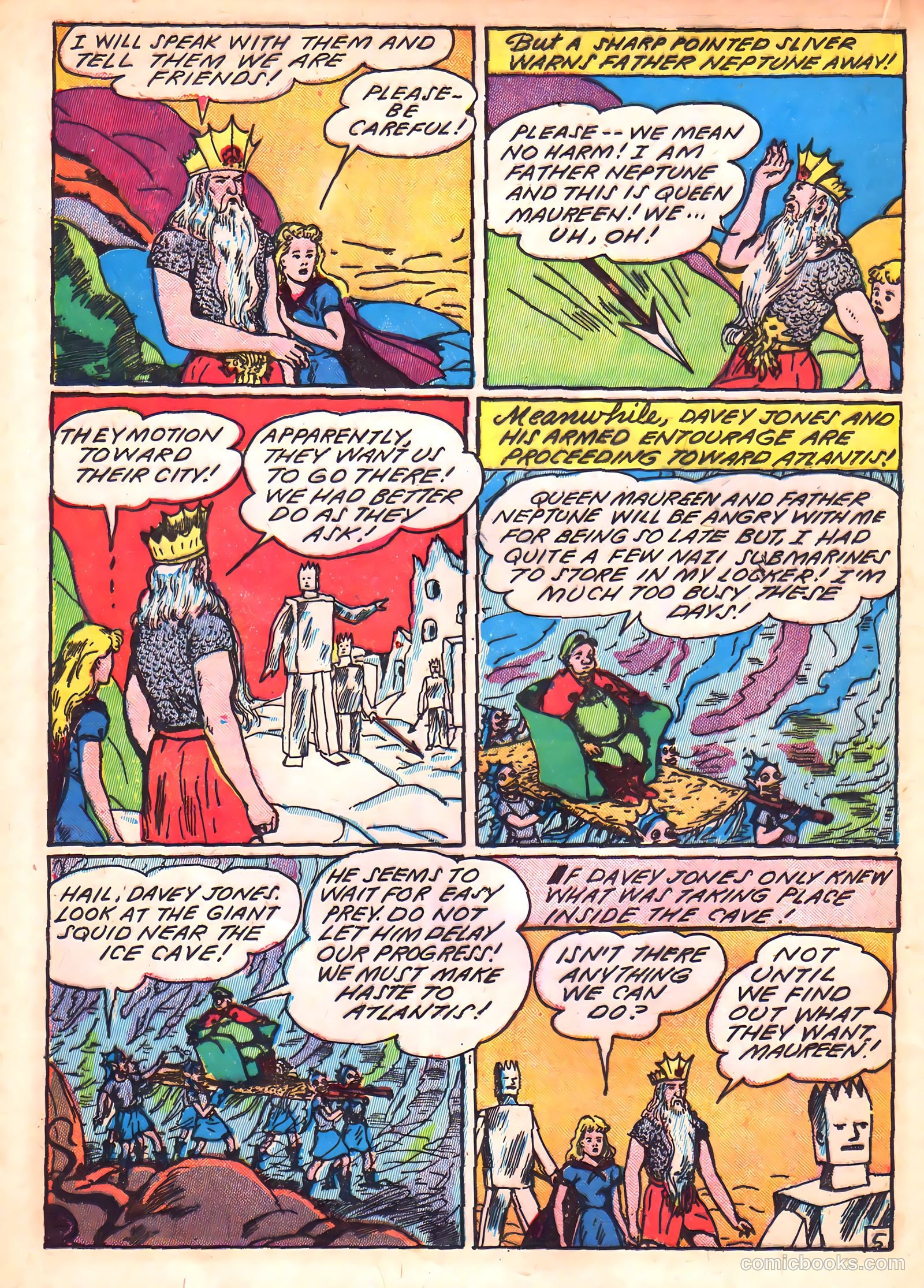 Blue Circle Comics #3 (1944) — page 28 of 52