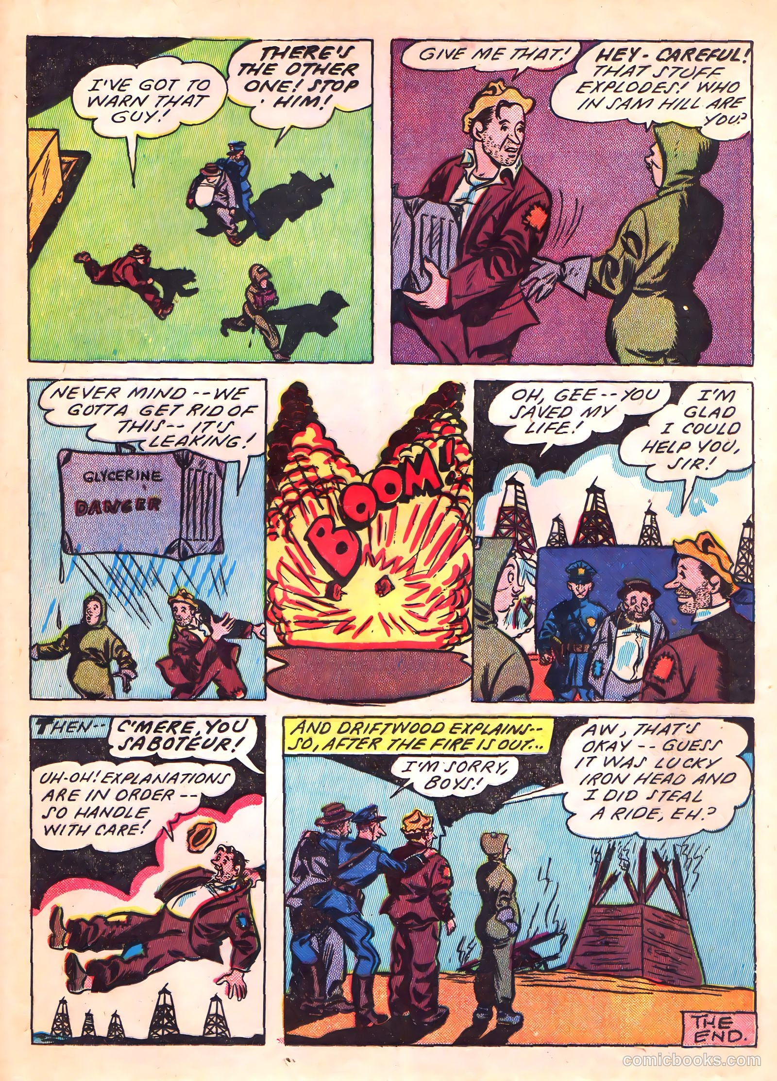Blue Circle Comics #3 (1944) — page 35 of 52