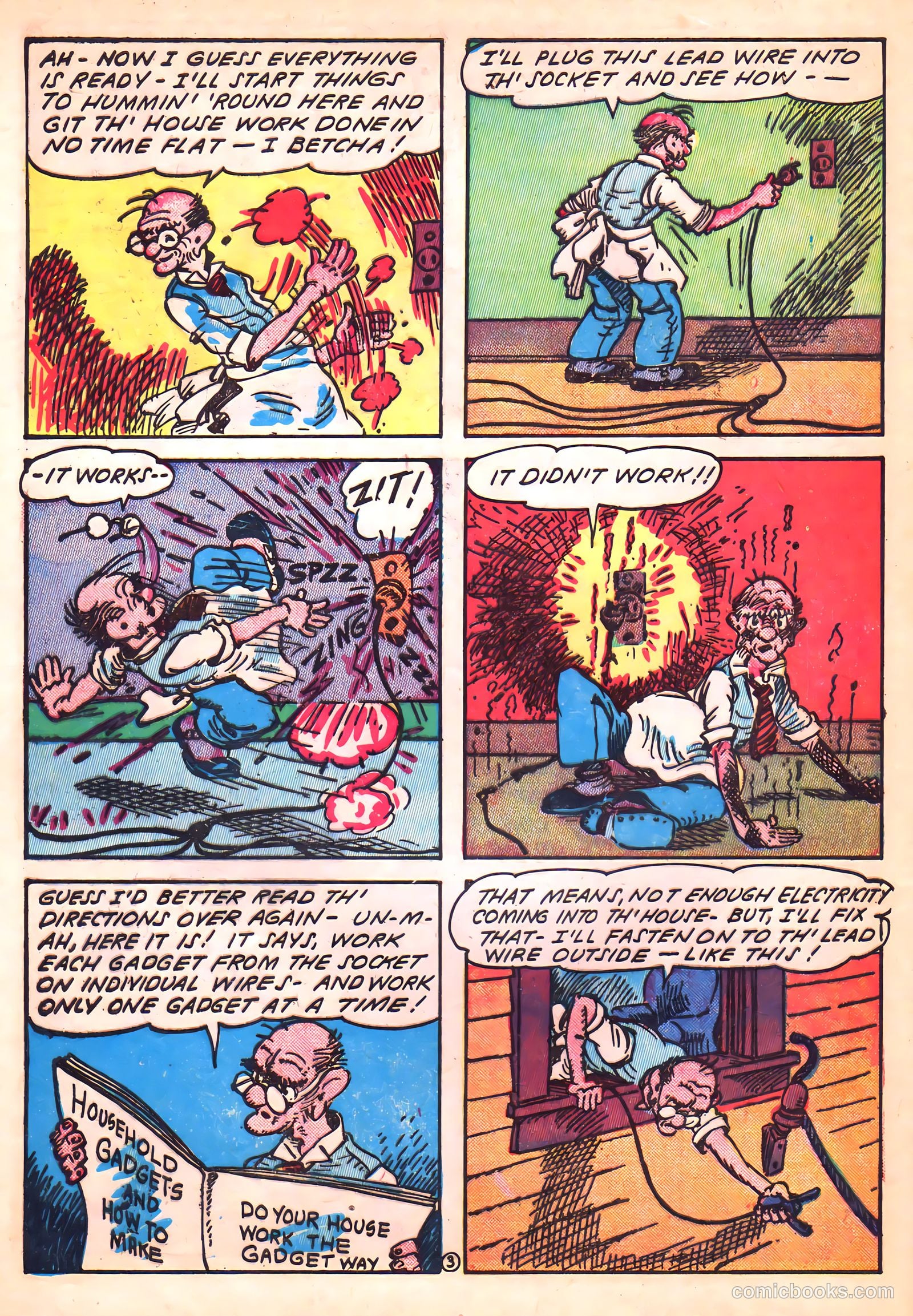 Blue Circle Comics #3 (1944) — page 46 of 52