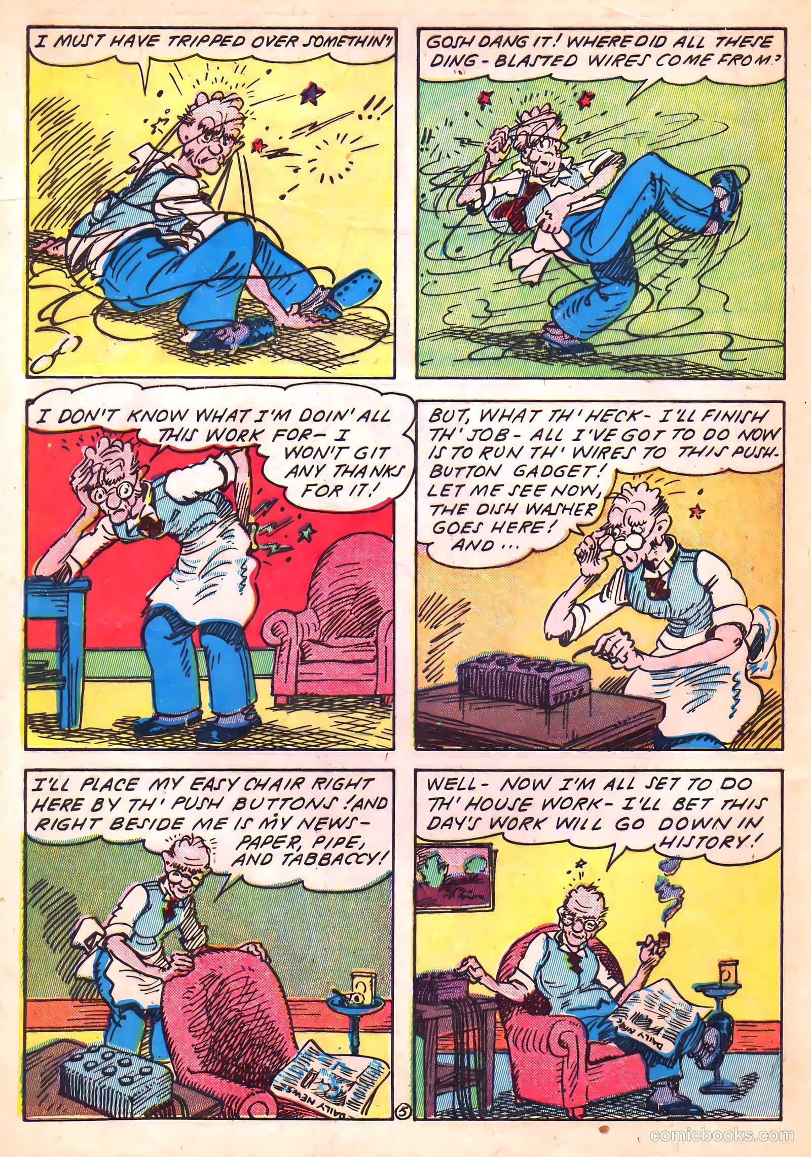 Blue Circle Comics #3 (1944) — page 48 of 52