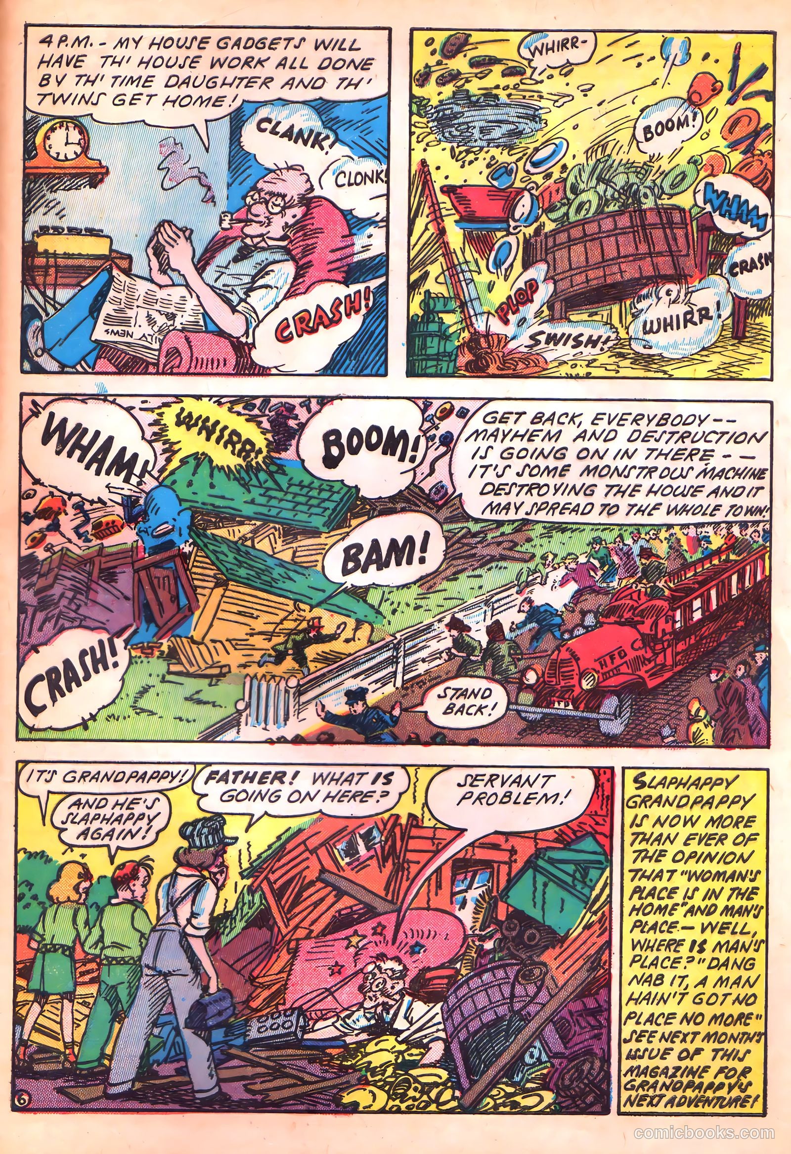 Blue Circle Comics #3 (1944) — page 49 of 52
