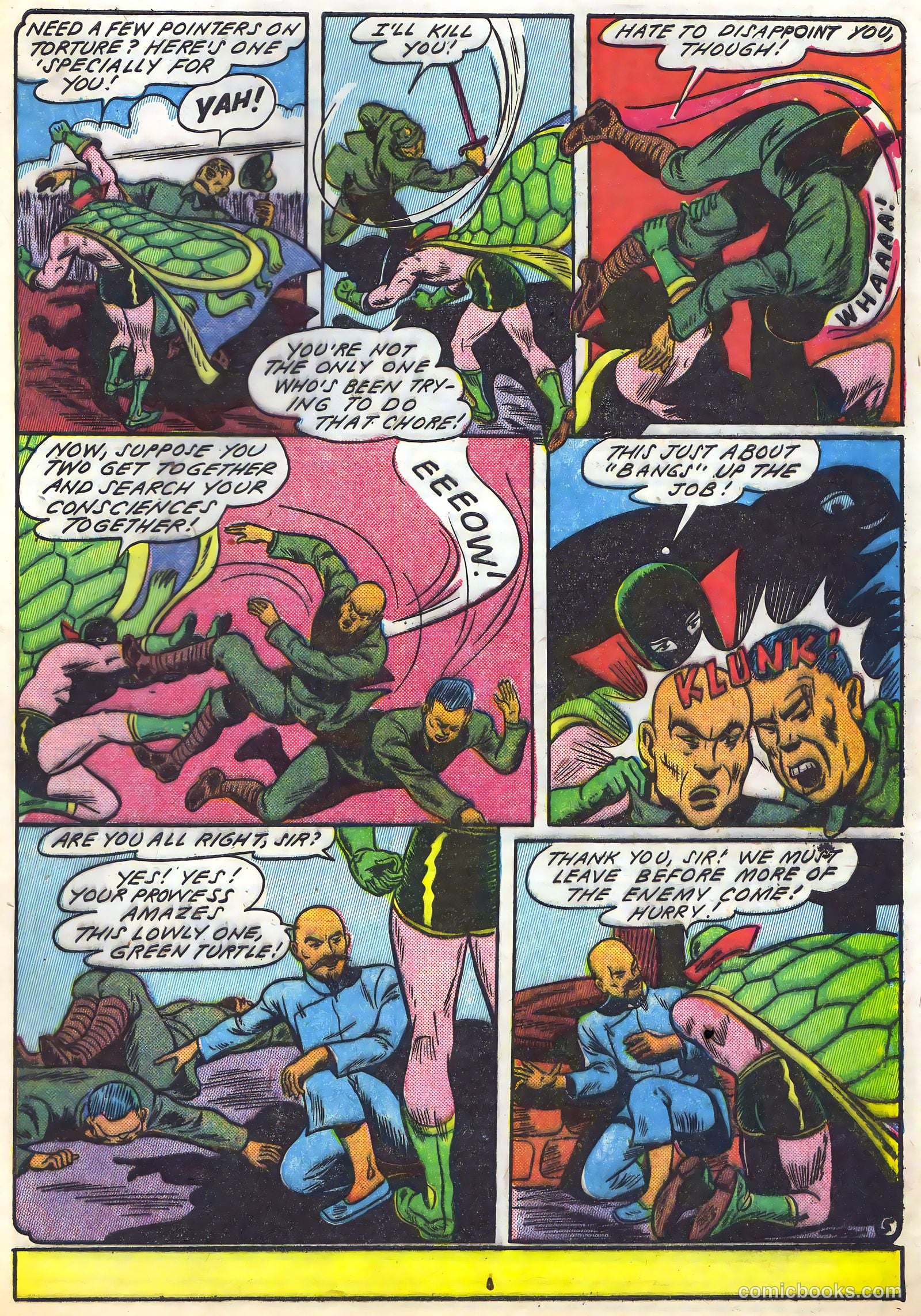 Blazing Comics #5 (1944) — page 7 of 53