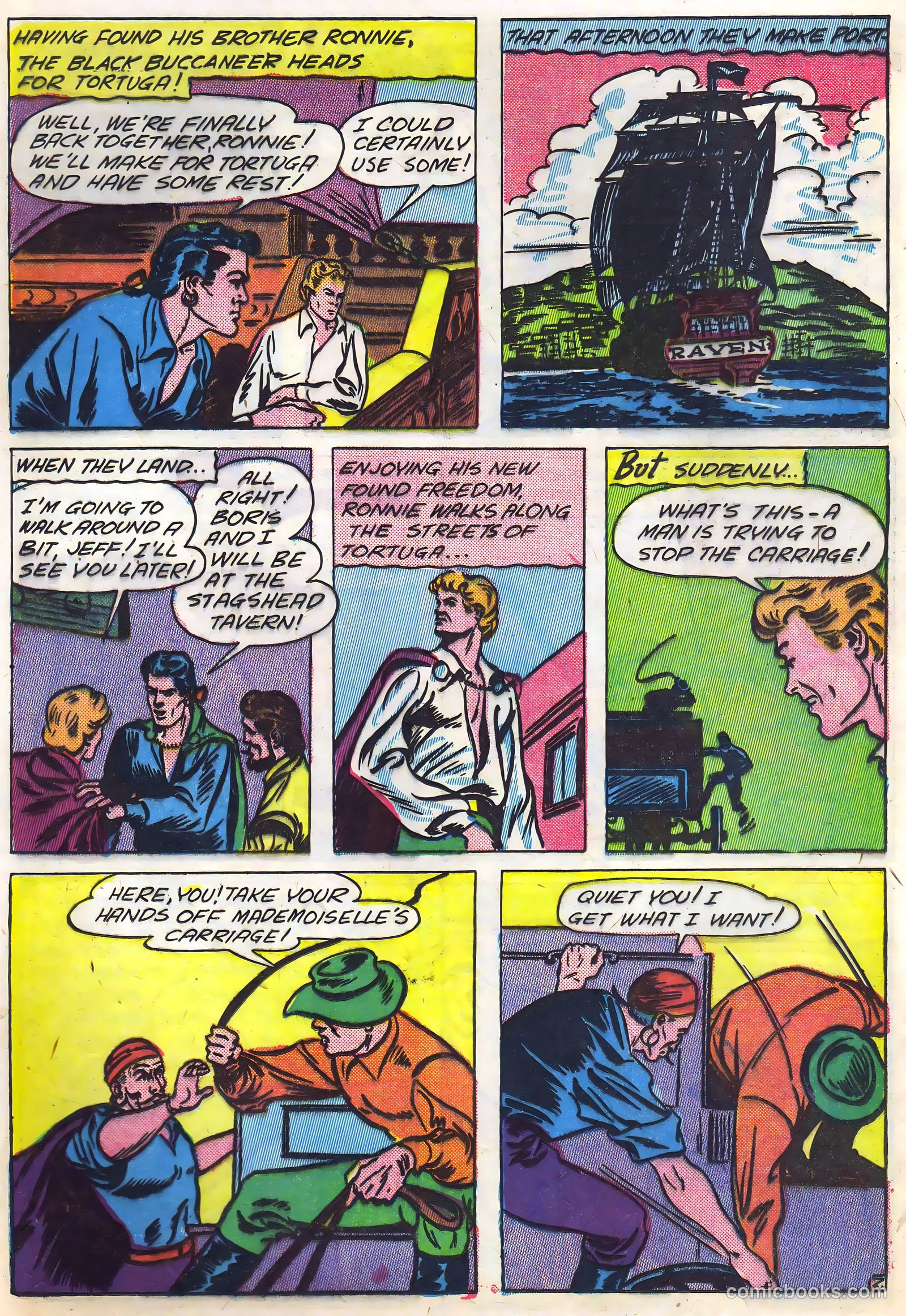 Blazing Comics #5 (1944) — page 19 of 53