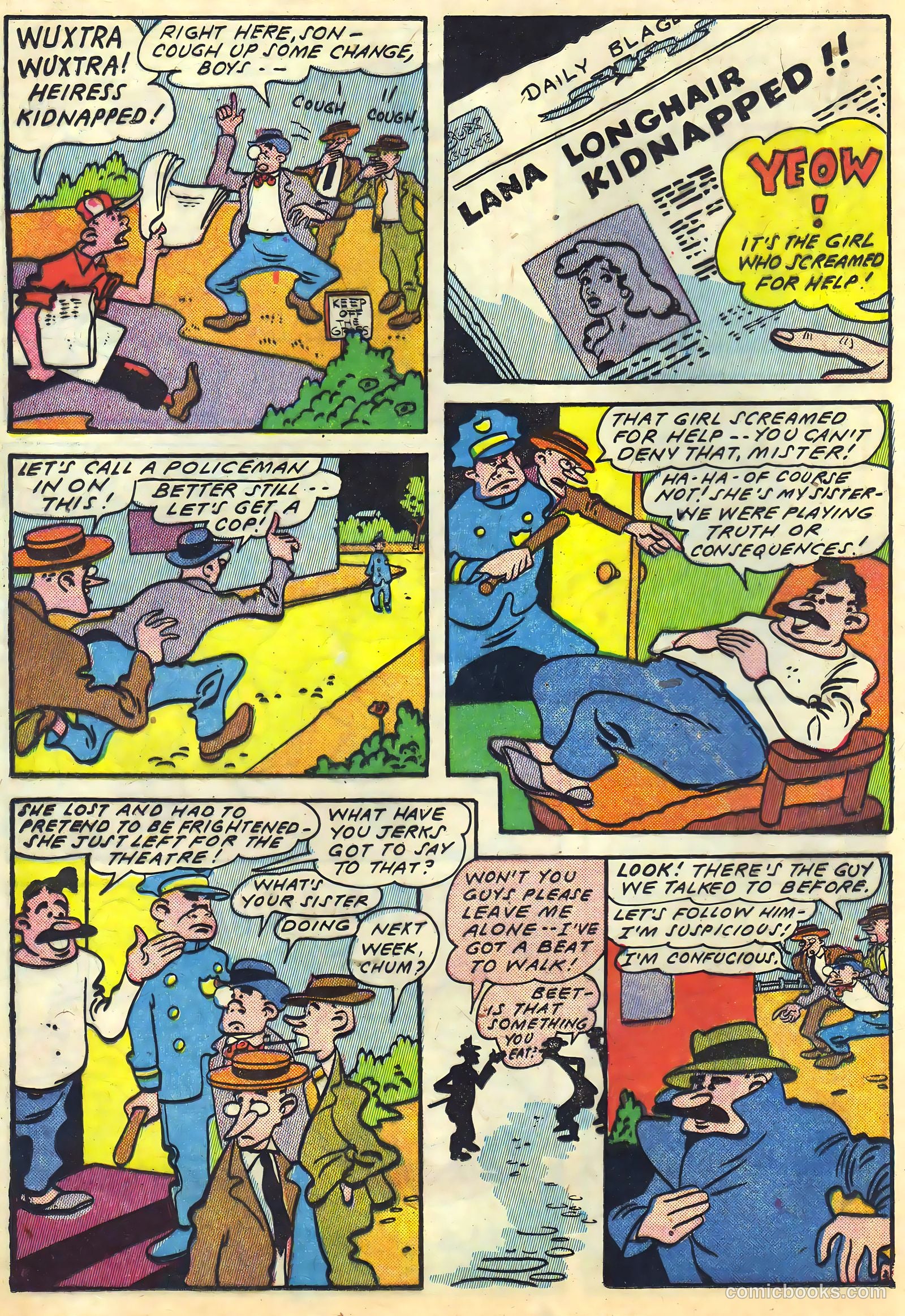 Blazing Comics #5 (1944) — page 30 of 53