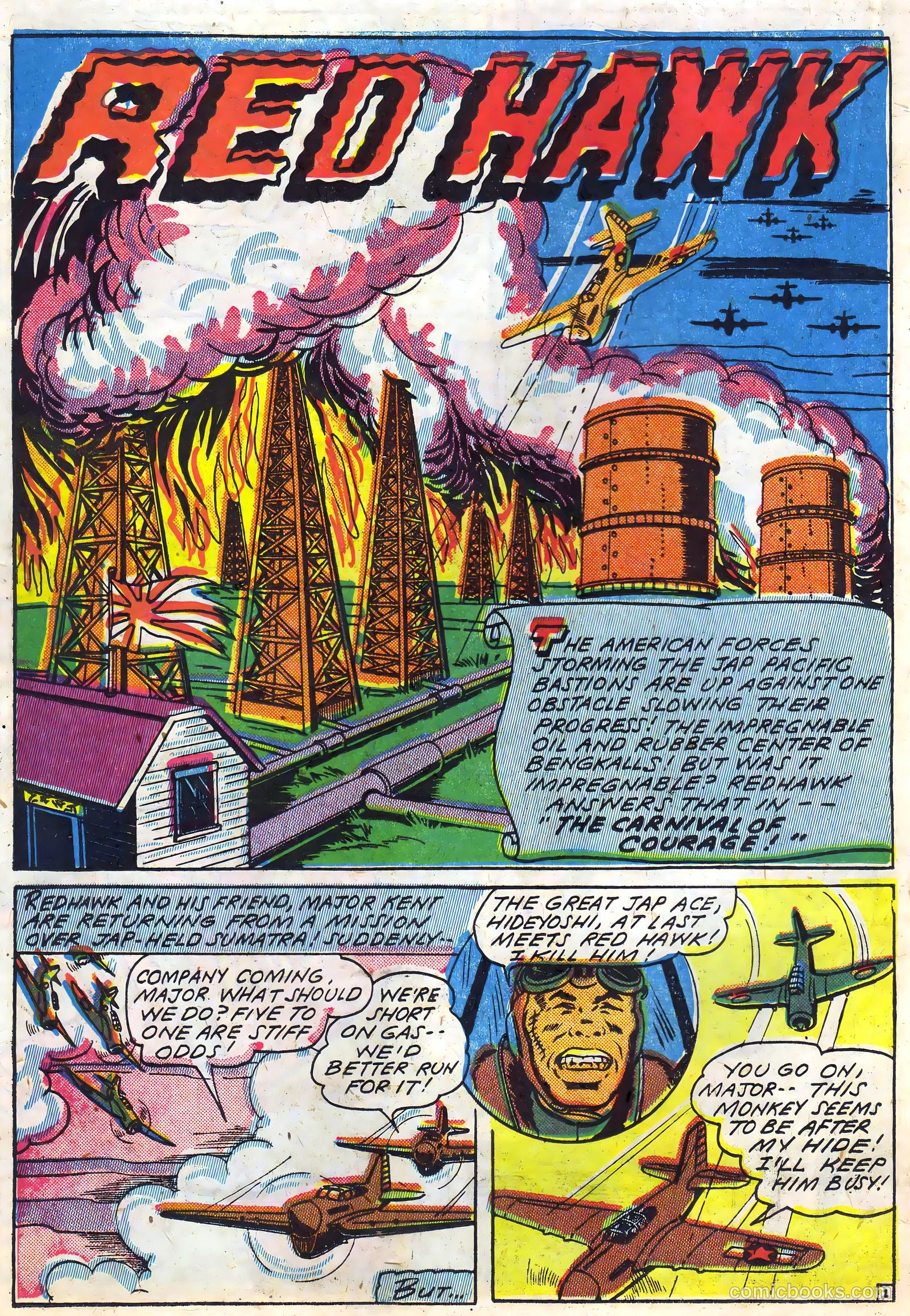 Blazing Comics #5 (1944) — page 32 of 53