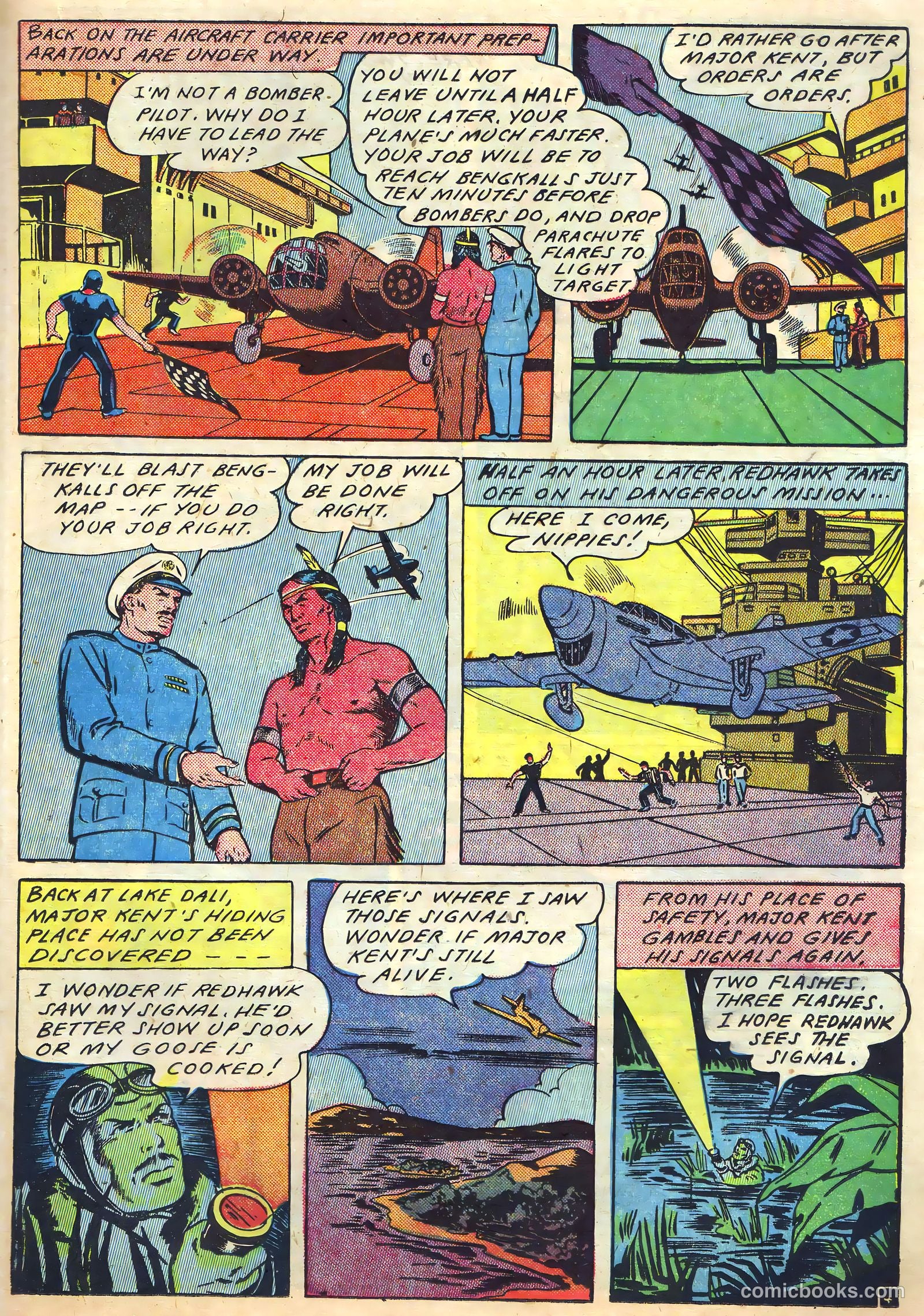 Blazing Comics #5 (1944) — page 35 of 53