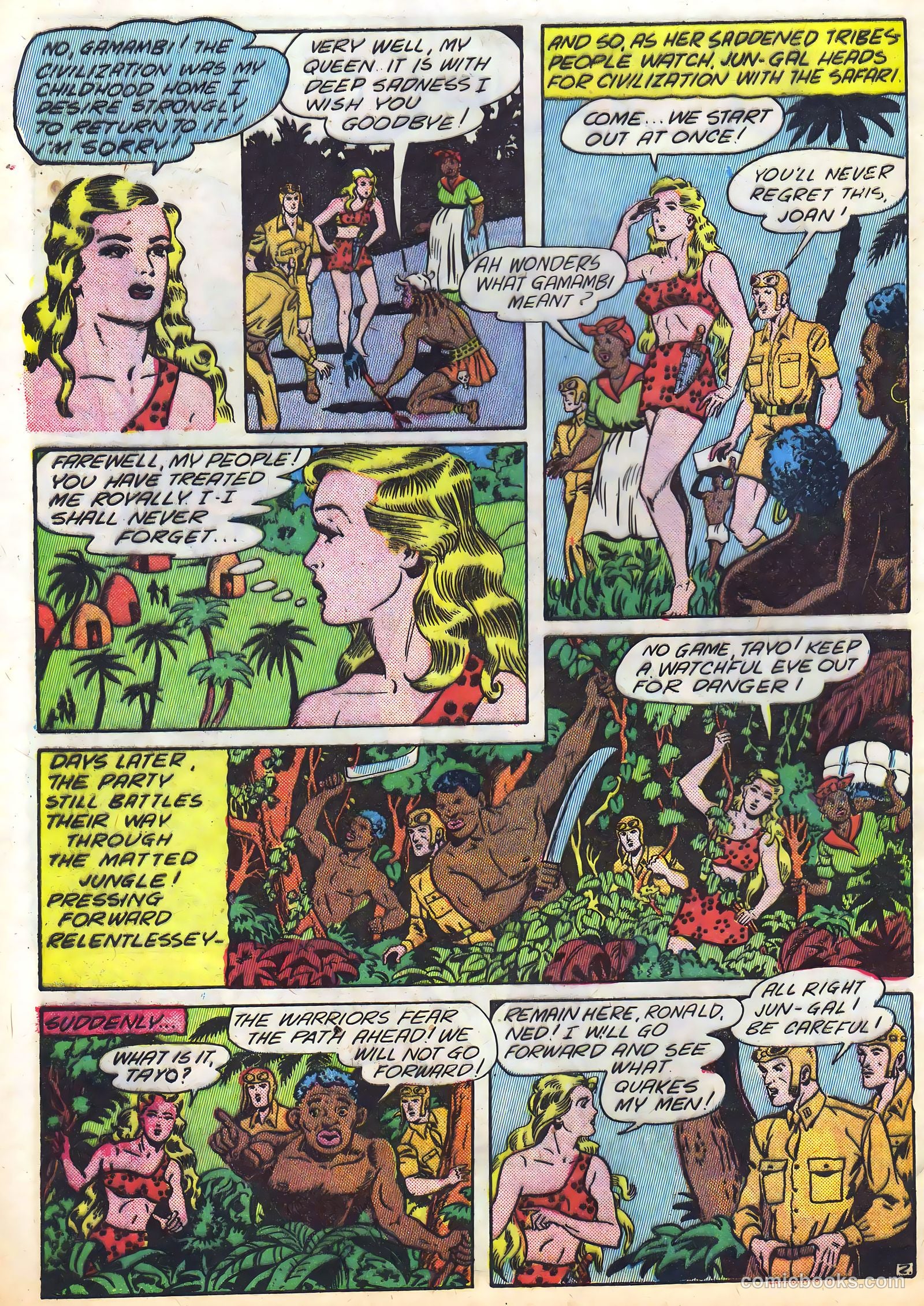Blazing Comics #5 (1944) — page 40 of 53