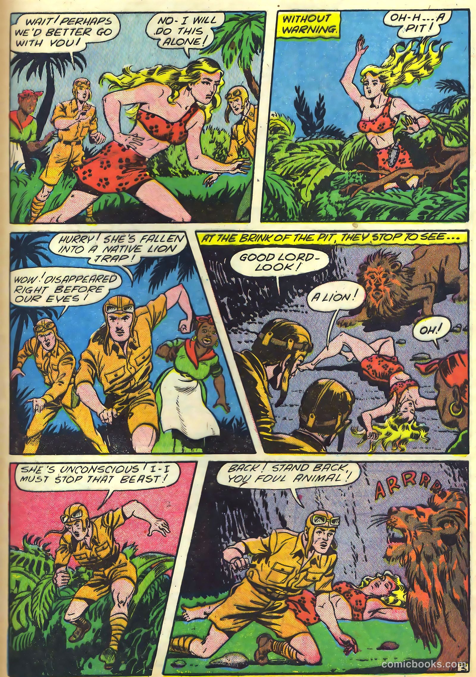 Blazing Comics #5 (1944) — page 41 of 53