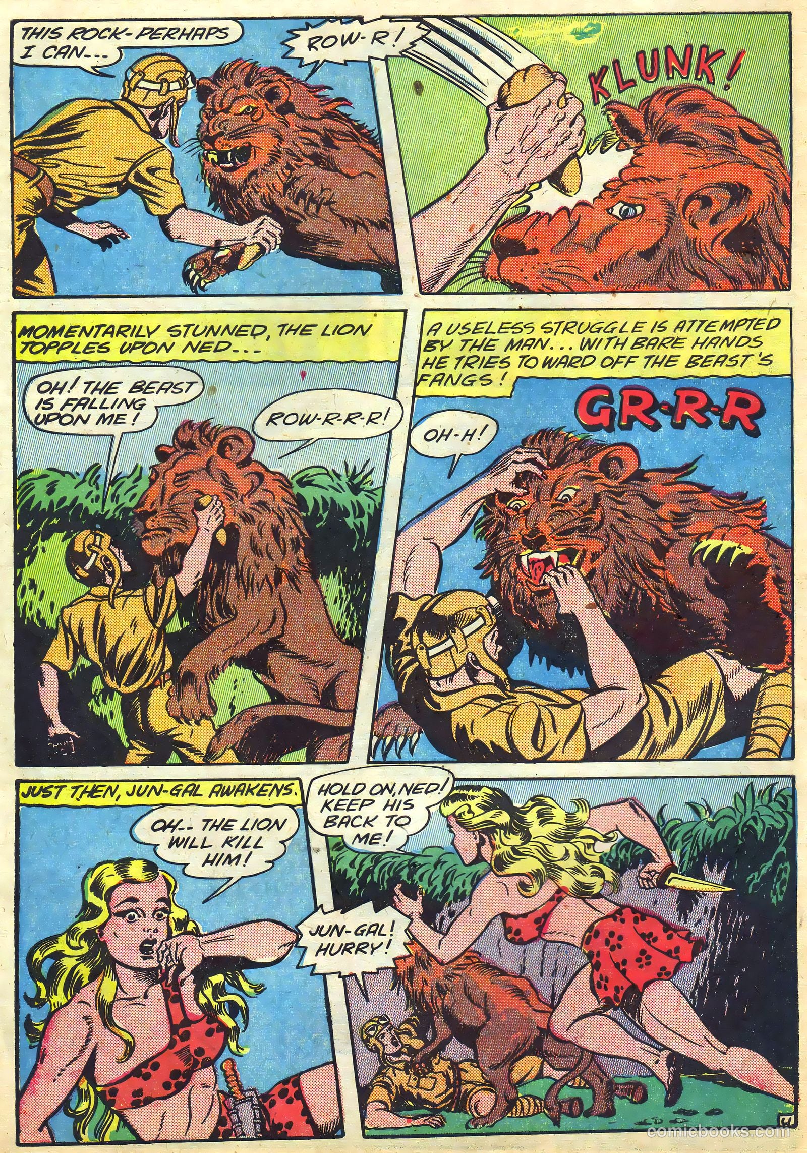 Blazing Comics #5 (1944) — page 42 of 53
