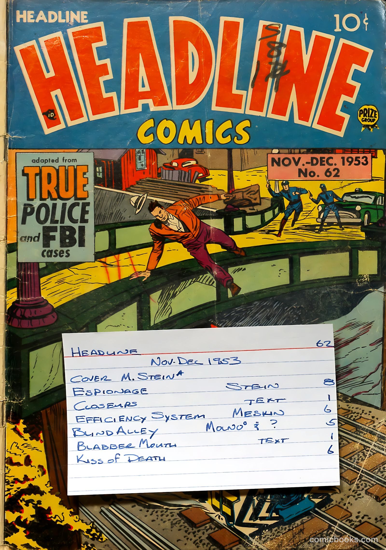Headline Comics #62 (1949) — page 37 of 37