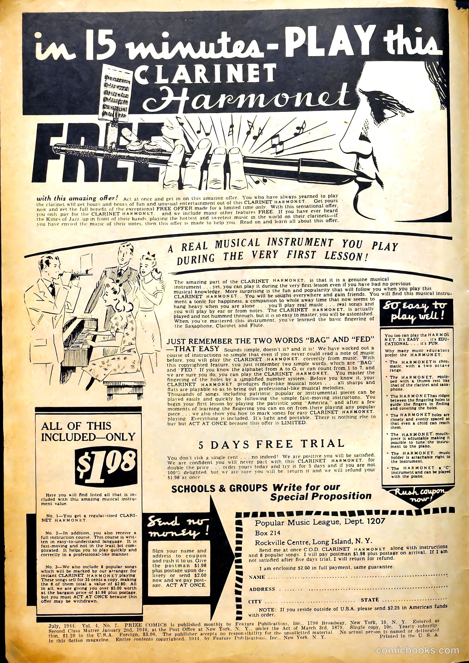 Prize Comics #43 (1940) — page 2 of 53