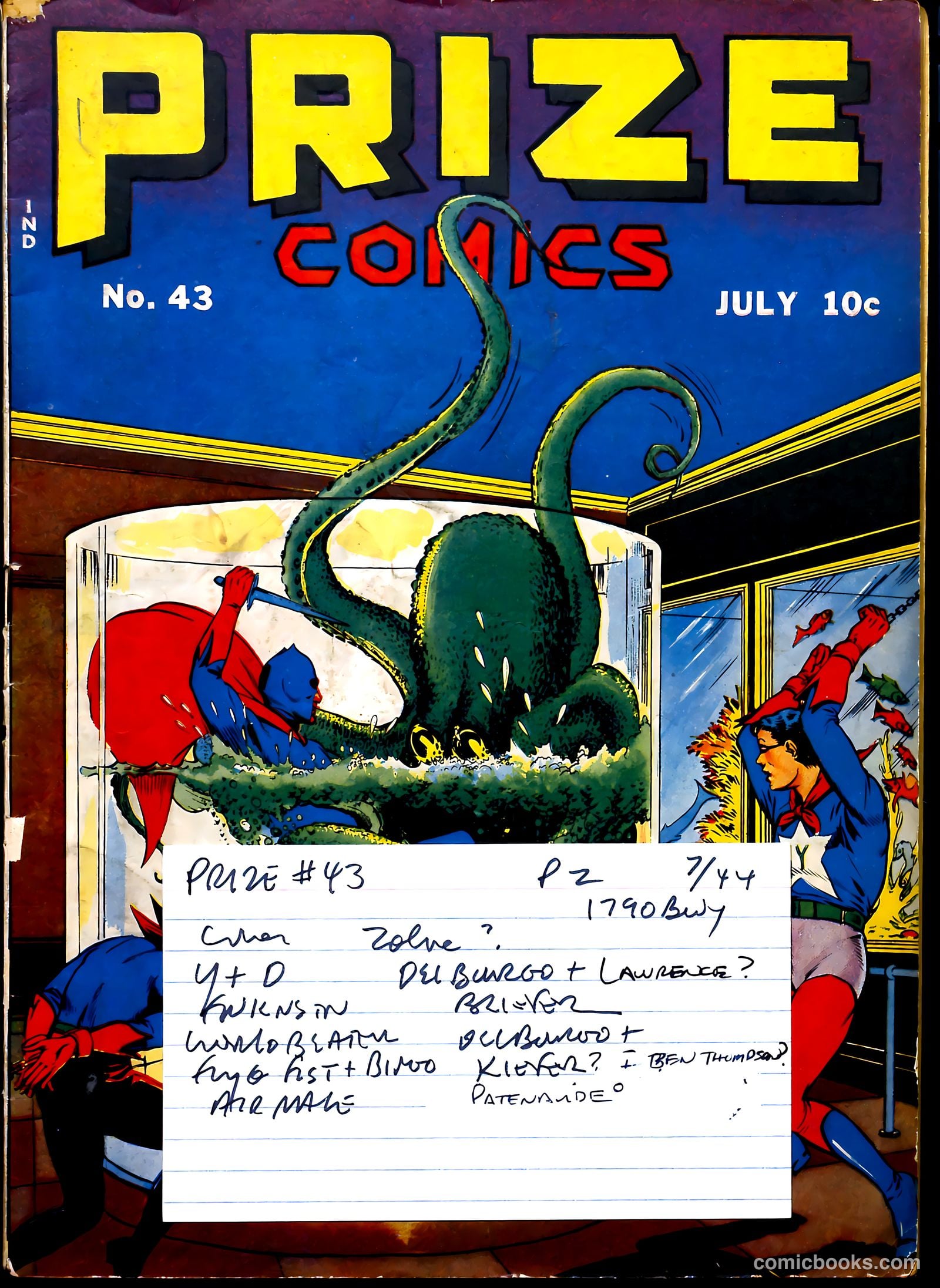Prize Comics #43 (1940) — page 53 of 53