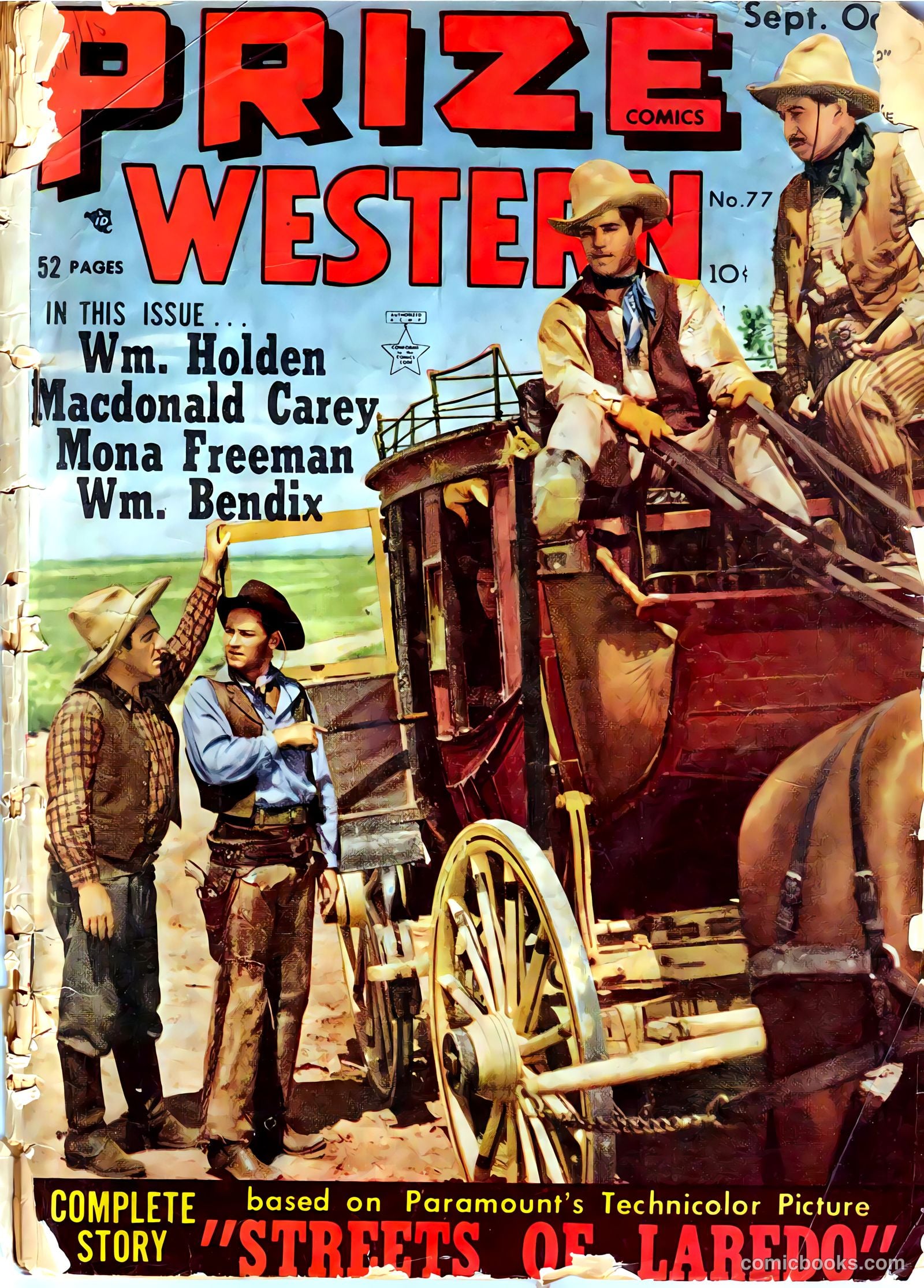 Prize Comics Western #77