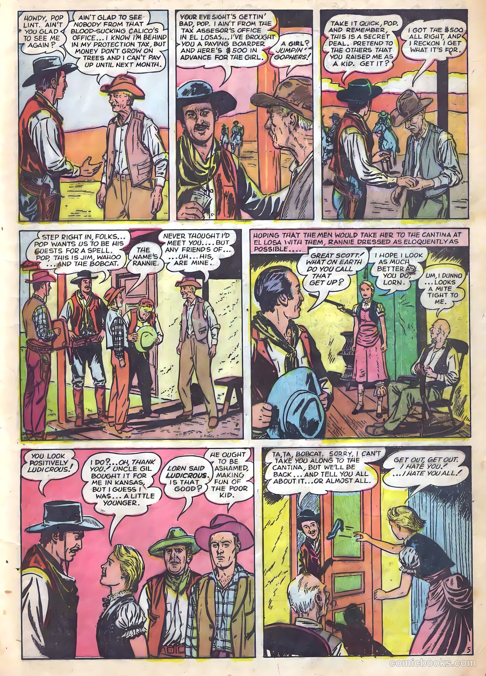 Prize Comics Western #77 (1949) — page 7 of 52