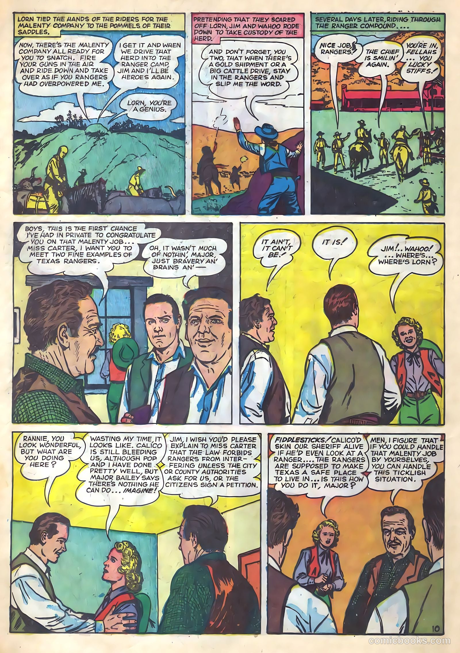 Prize Comics Western #77 (1949) — page 12 of 52