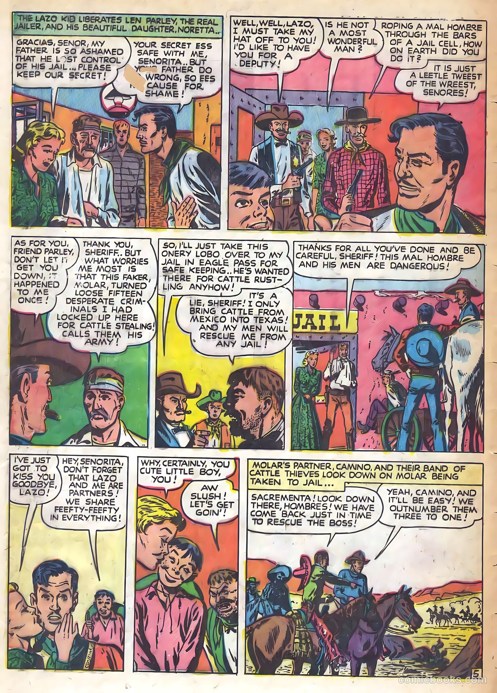 Prize Comics Western #77 (1949) — page 46 of 52