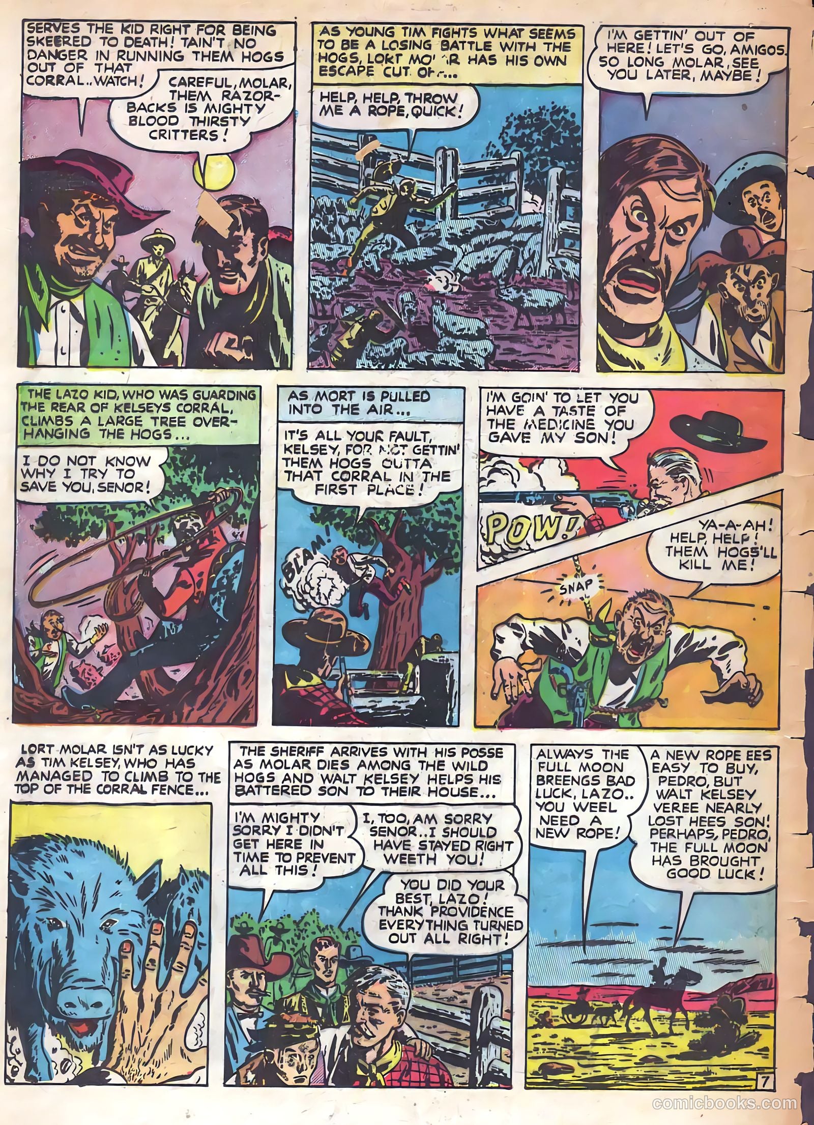 Prize Comics Western #77 (1949) — page 48 of 52