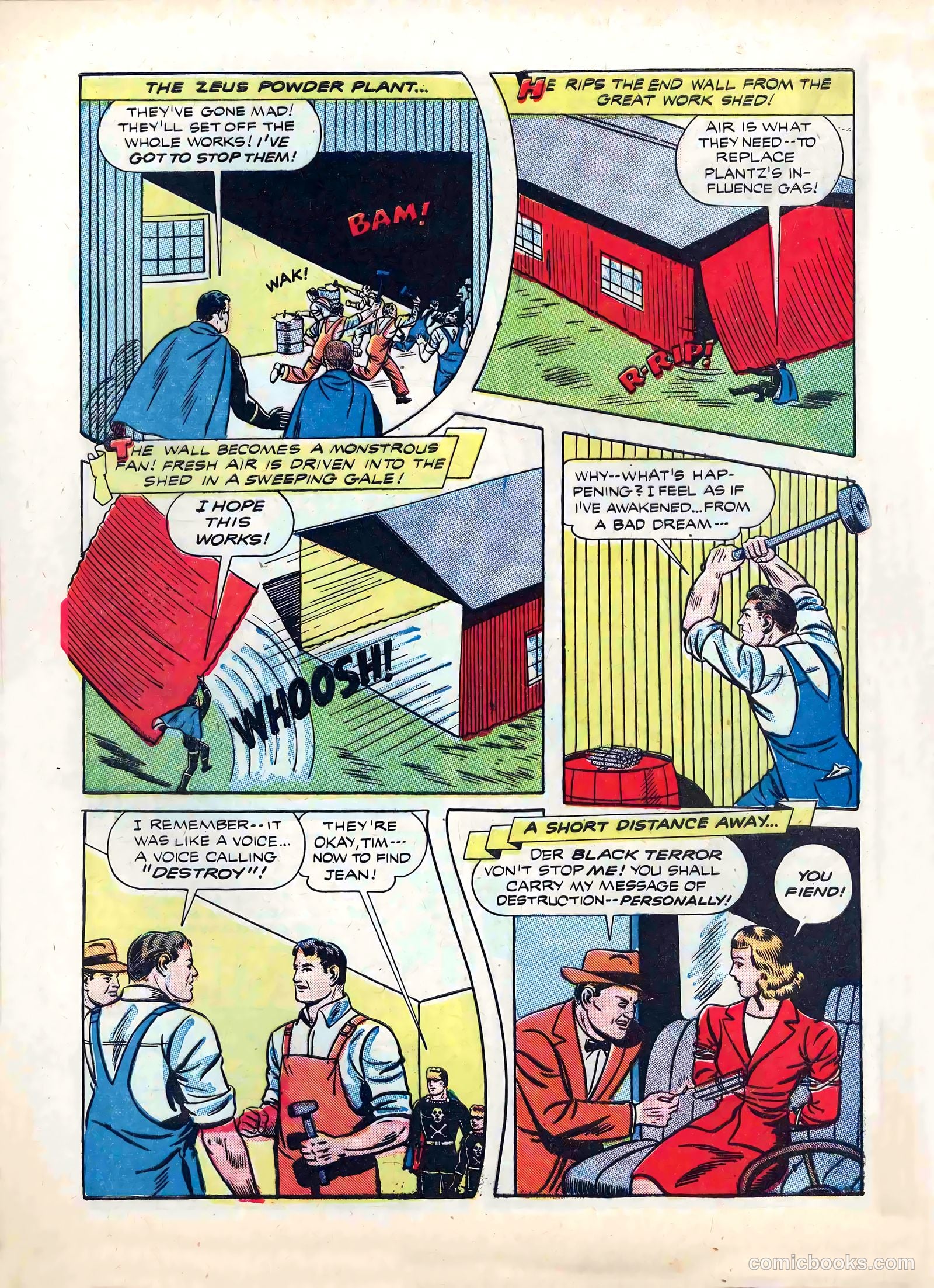 Exciting Comics #30 (1943) — page 16 of 60