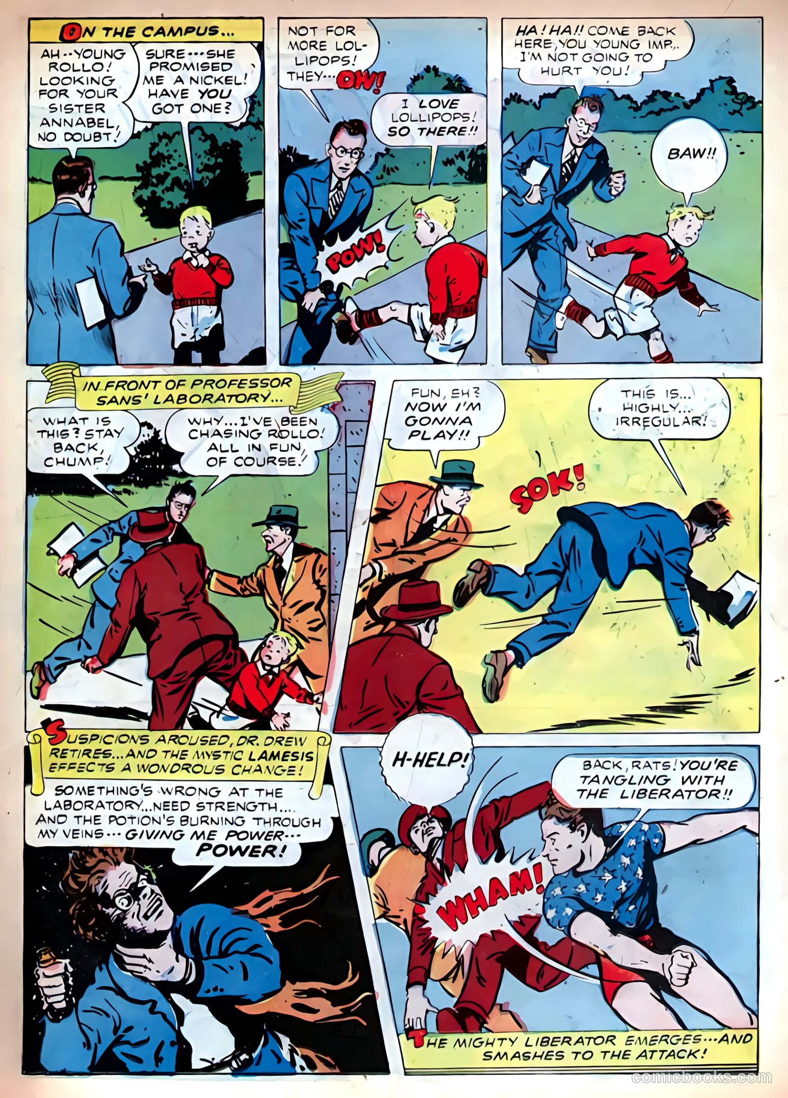 Exciting Comics #30 (1943) — page 30 of 60