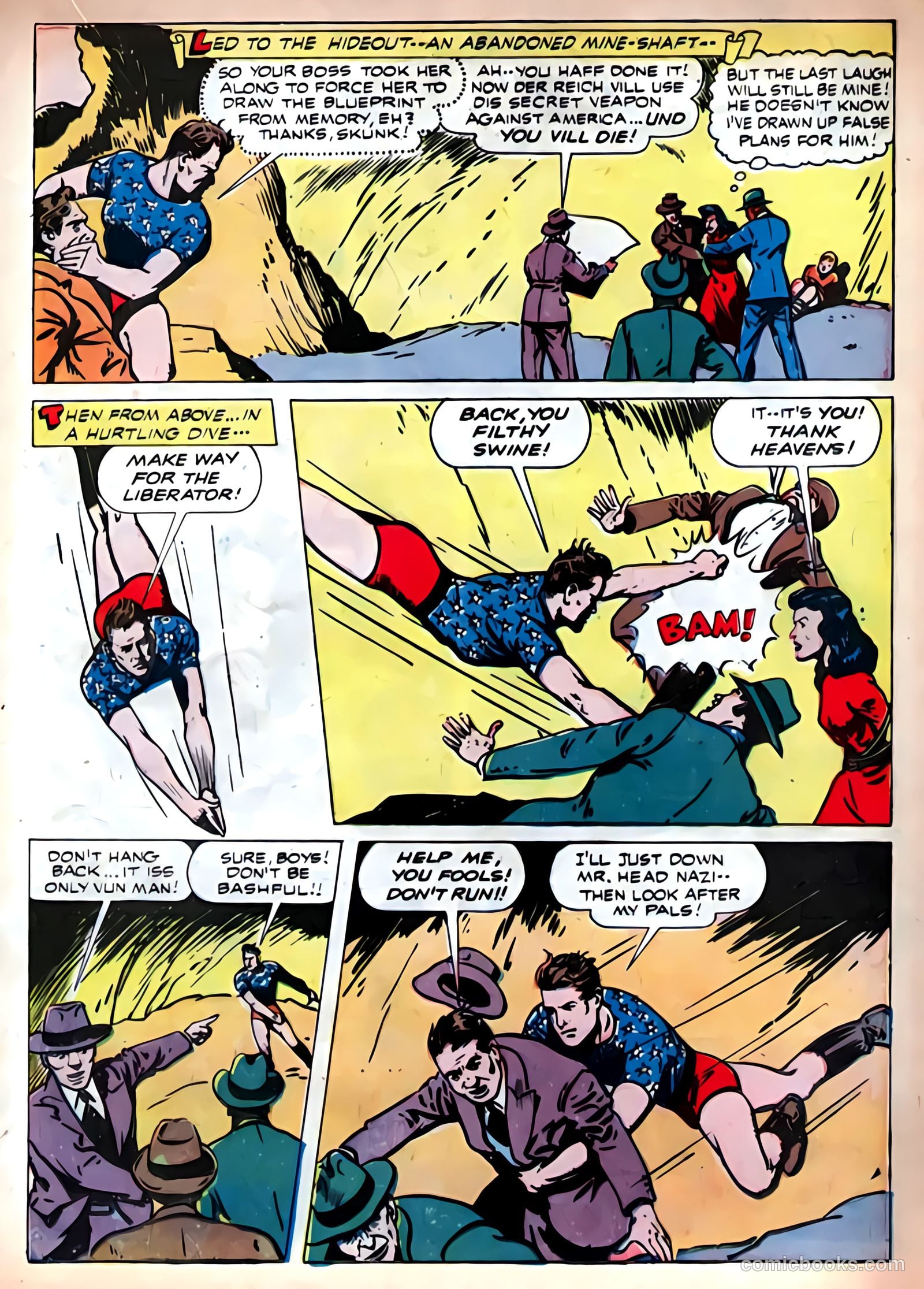 Exciting Comics #30 (1943) — page 33 of 60