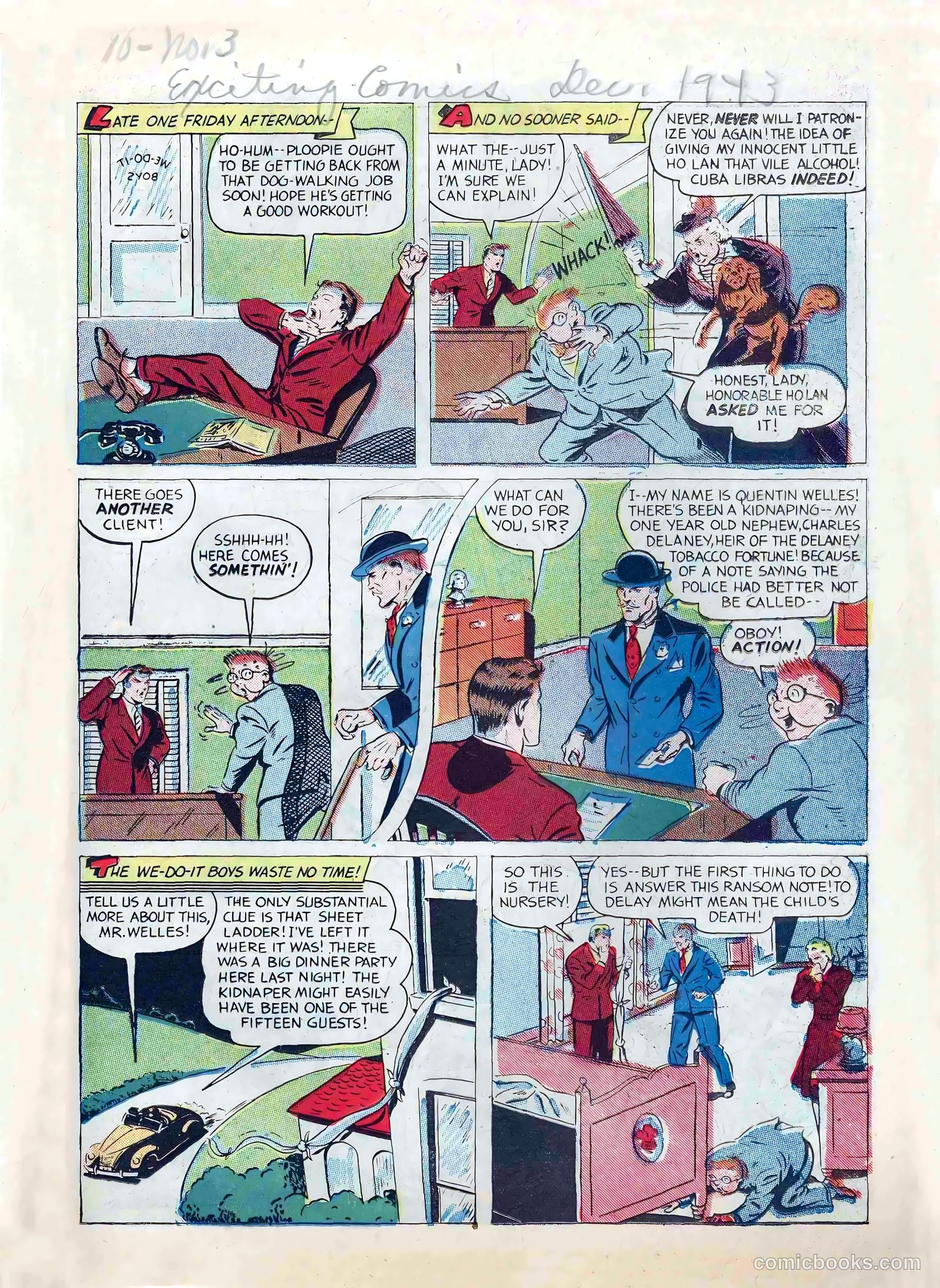Exciting Comics #30 (1943) — page 39 of 60
