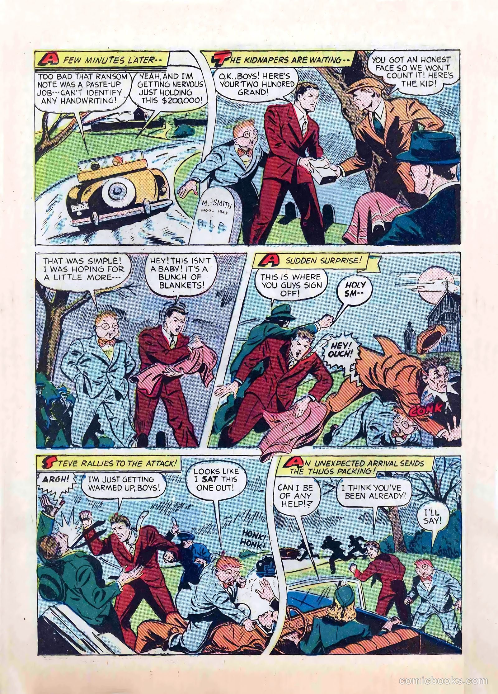 Exciting Comics #30 (1943) — page 40 of 60
