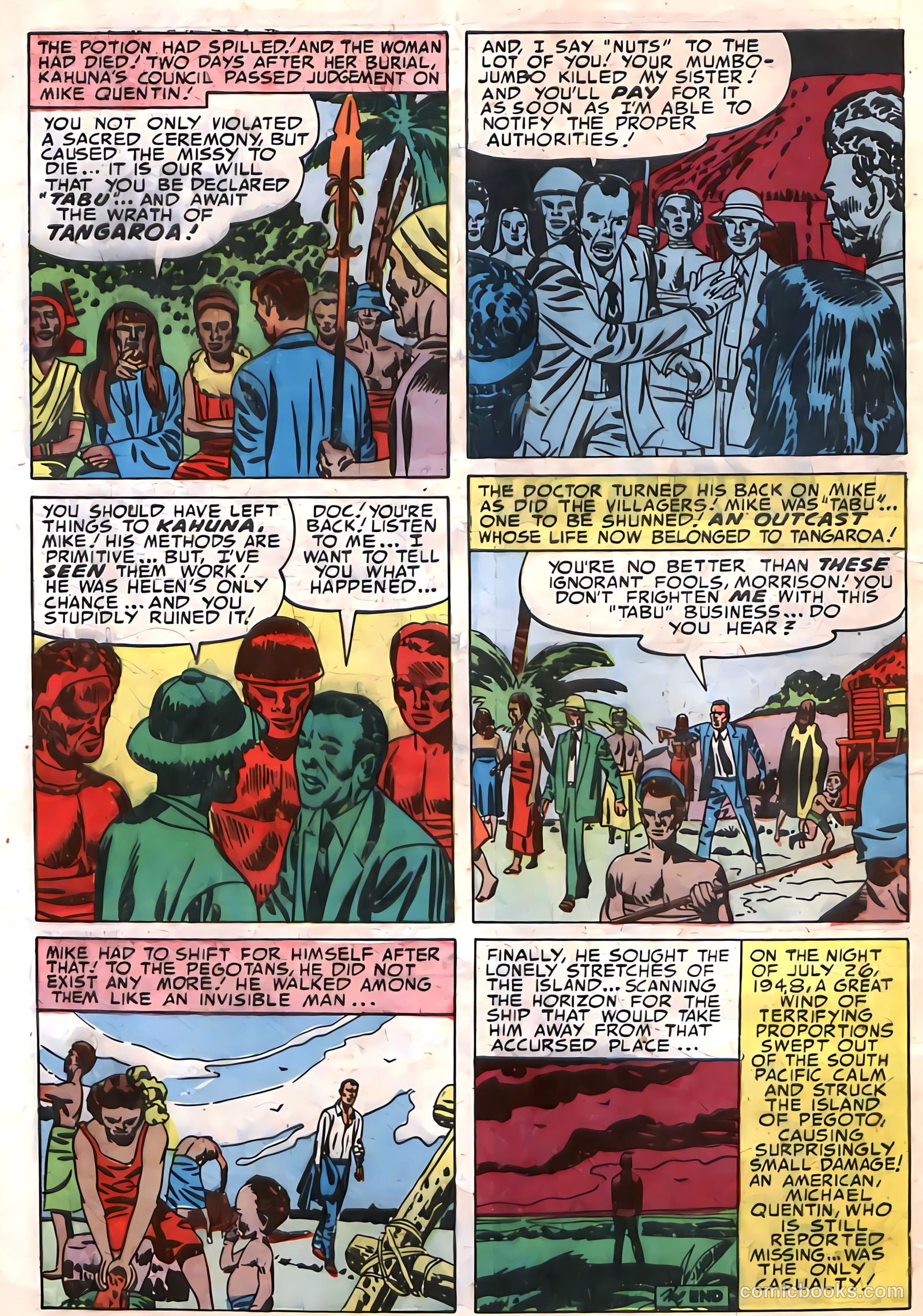 Black Magic #26 (1953) — page 32 of 36