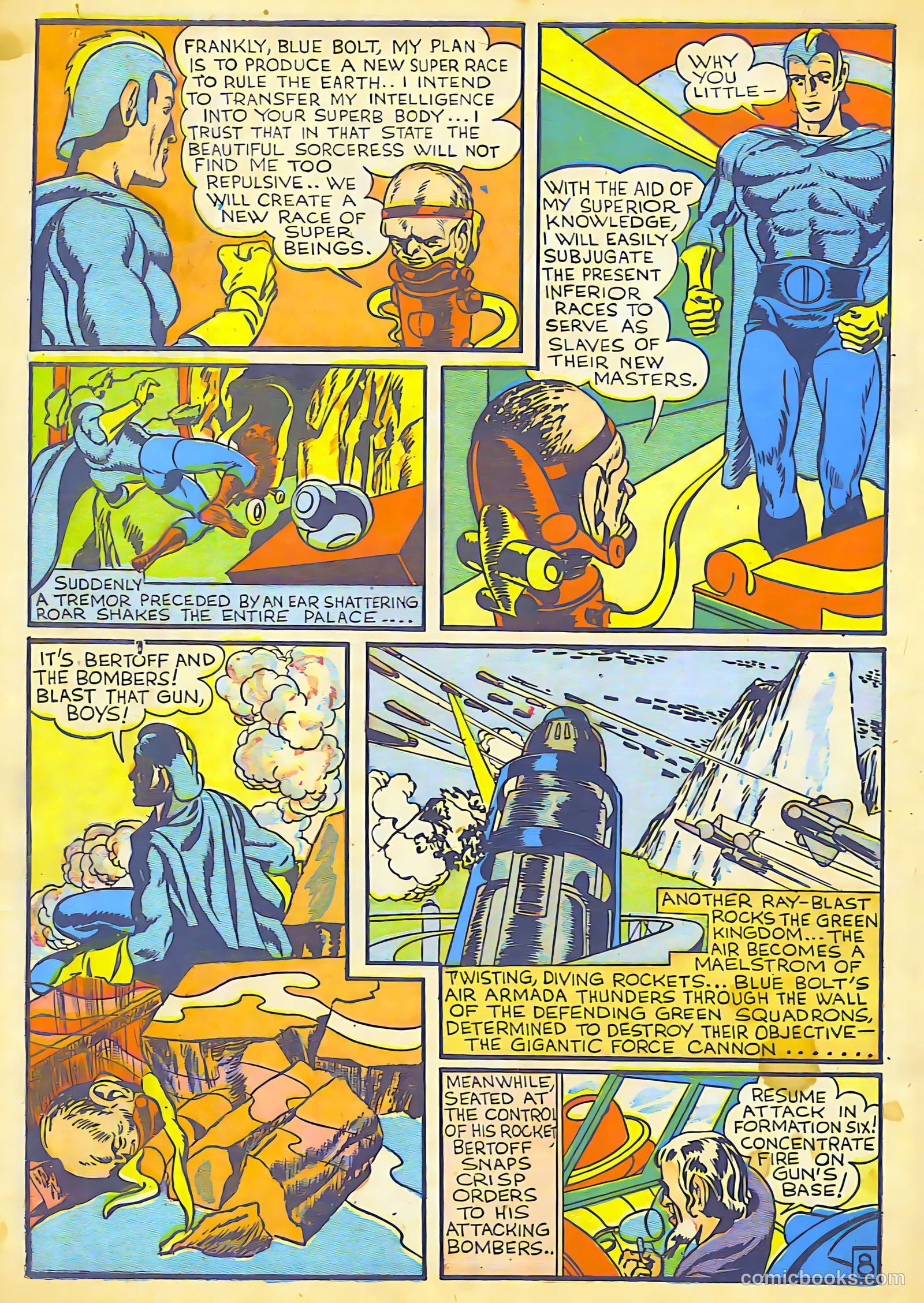 Blue Bolt #6 (1944) — page 2 of 68