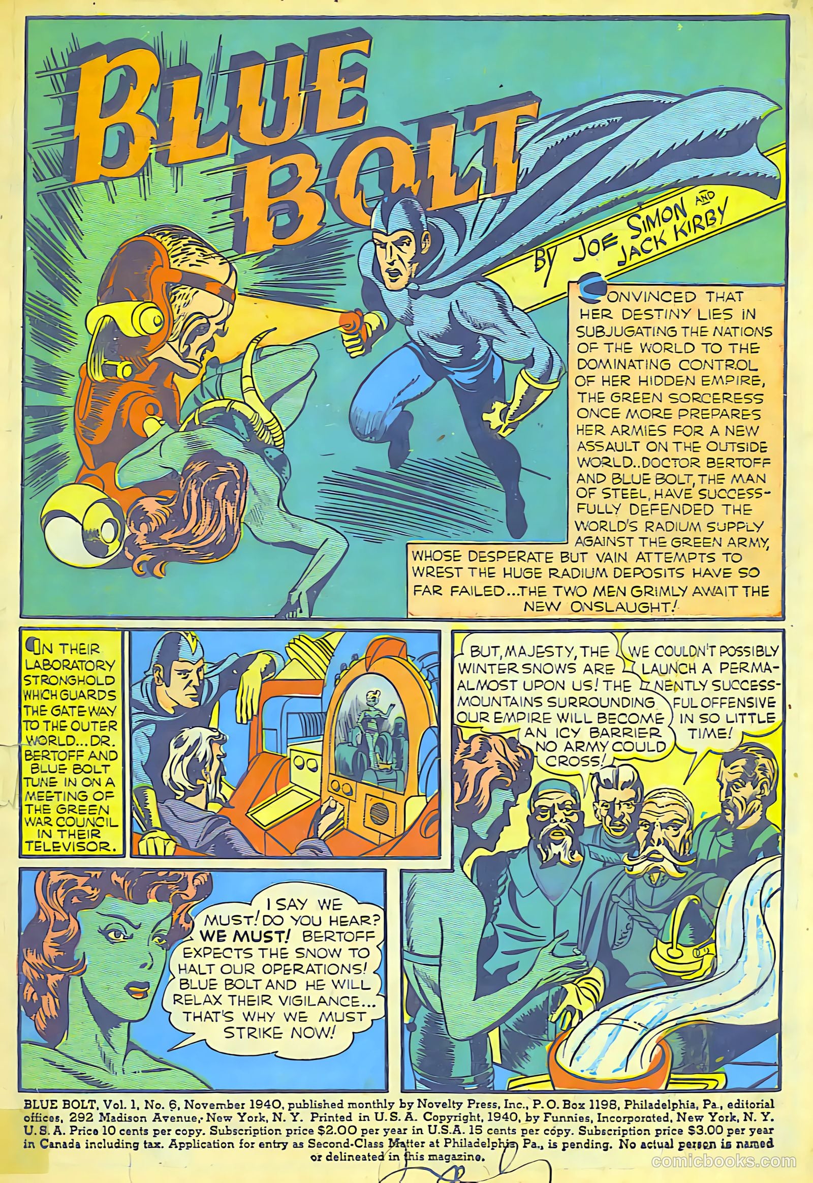 Blue Bolt #6 (1944) — page 23 of 68