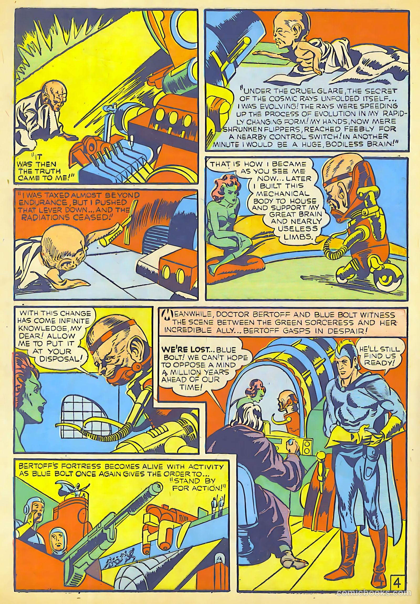 Blue Bolt #6 (1944) — page 56 of 68