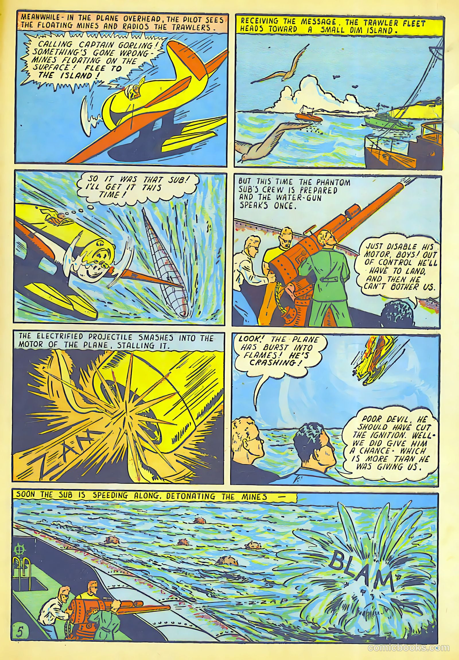 Blue Bolt #6 (1944) — page 60 of 68