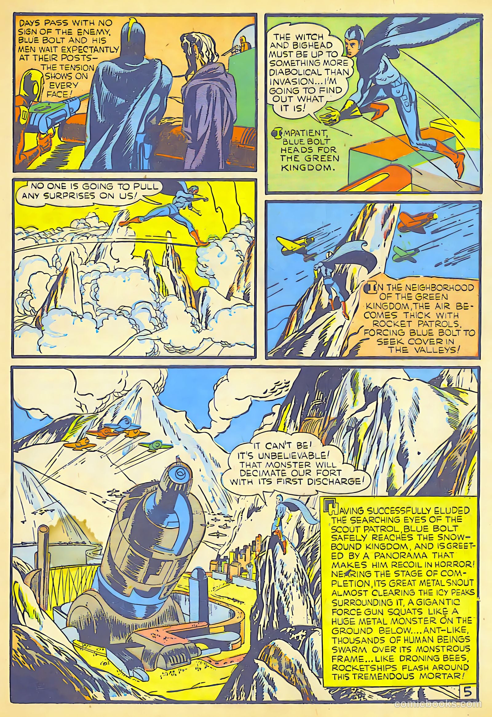 Blue Bolt #6 (1944) — page 66 of 68
