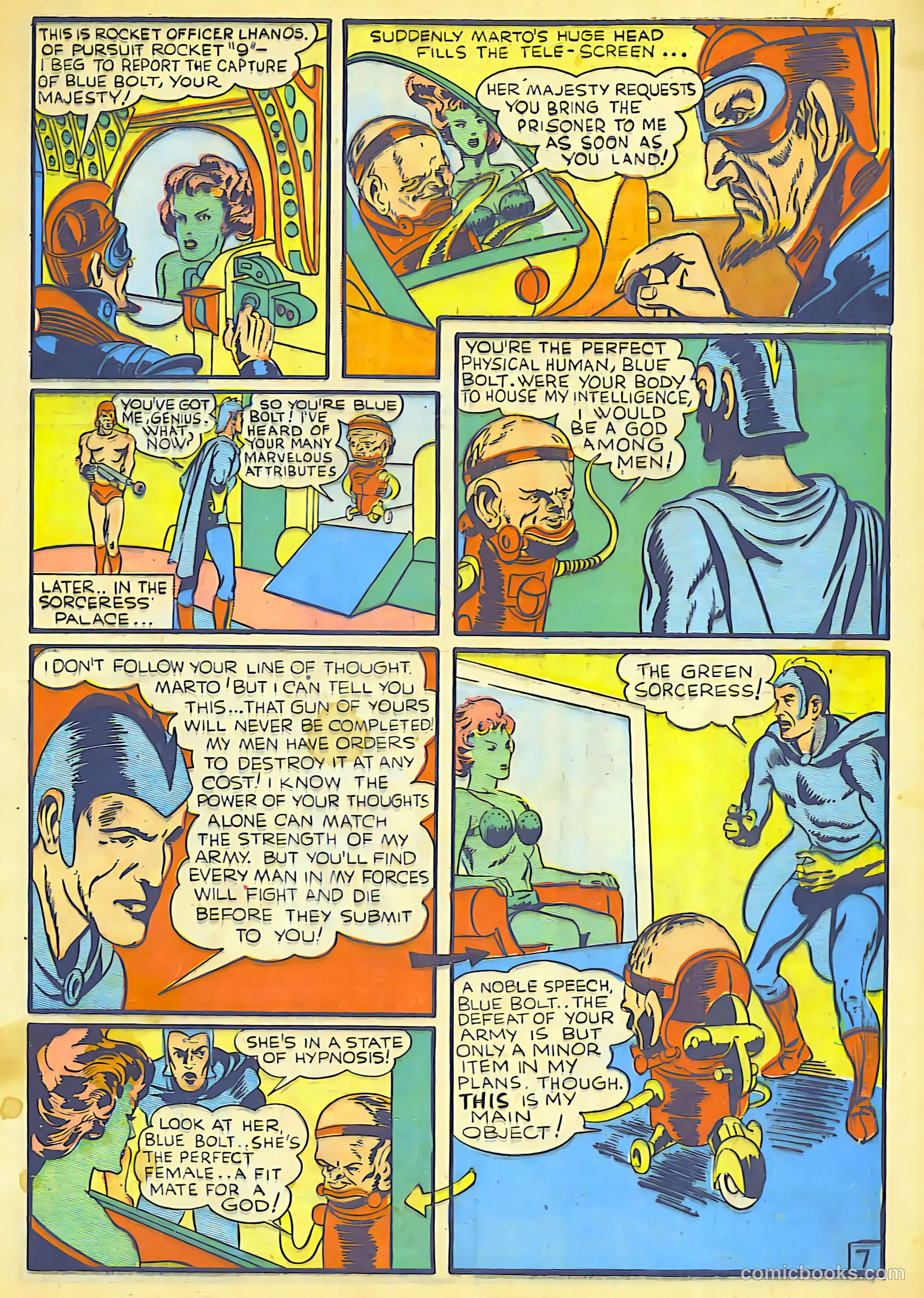 Blue Bolt #6 (1944) — page 68 of 68