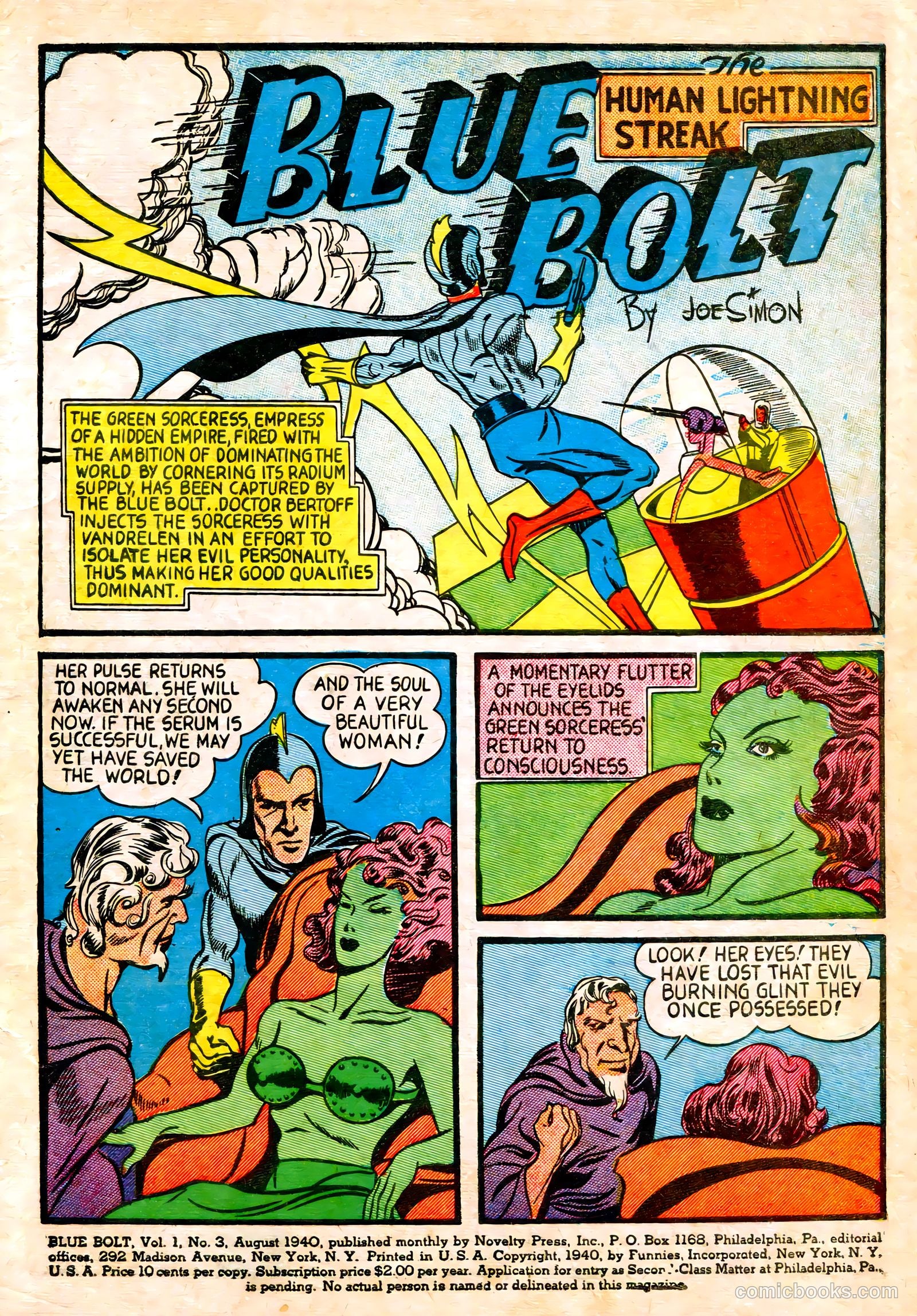 Blue Bolt #3 (1941) — page 3 of 68
